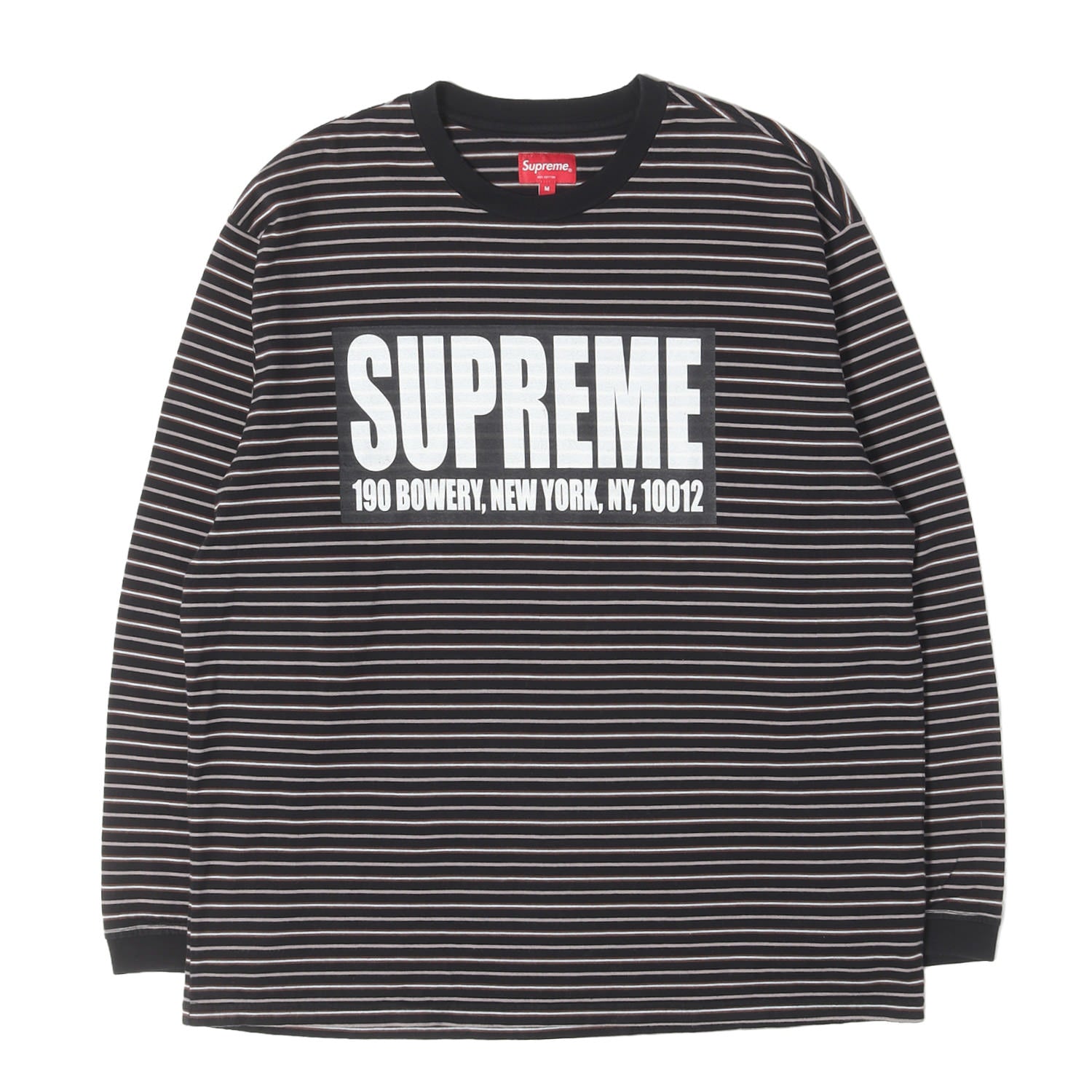Supreme (シュプリーム) 21SS ブランドロゴ ストライプ ロング Supreme (シュプリーム) 21SS ブランドロゴ ストライプ ロング