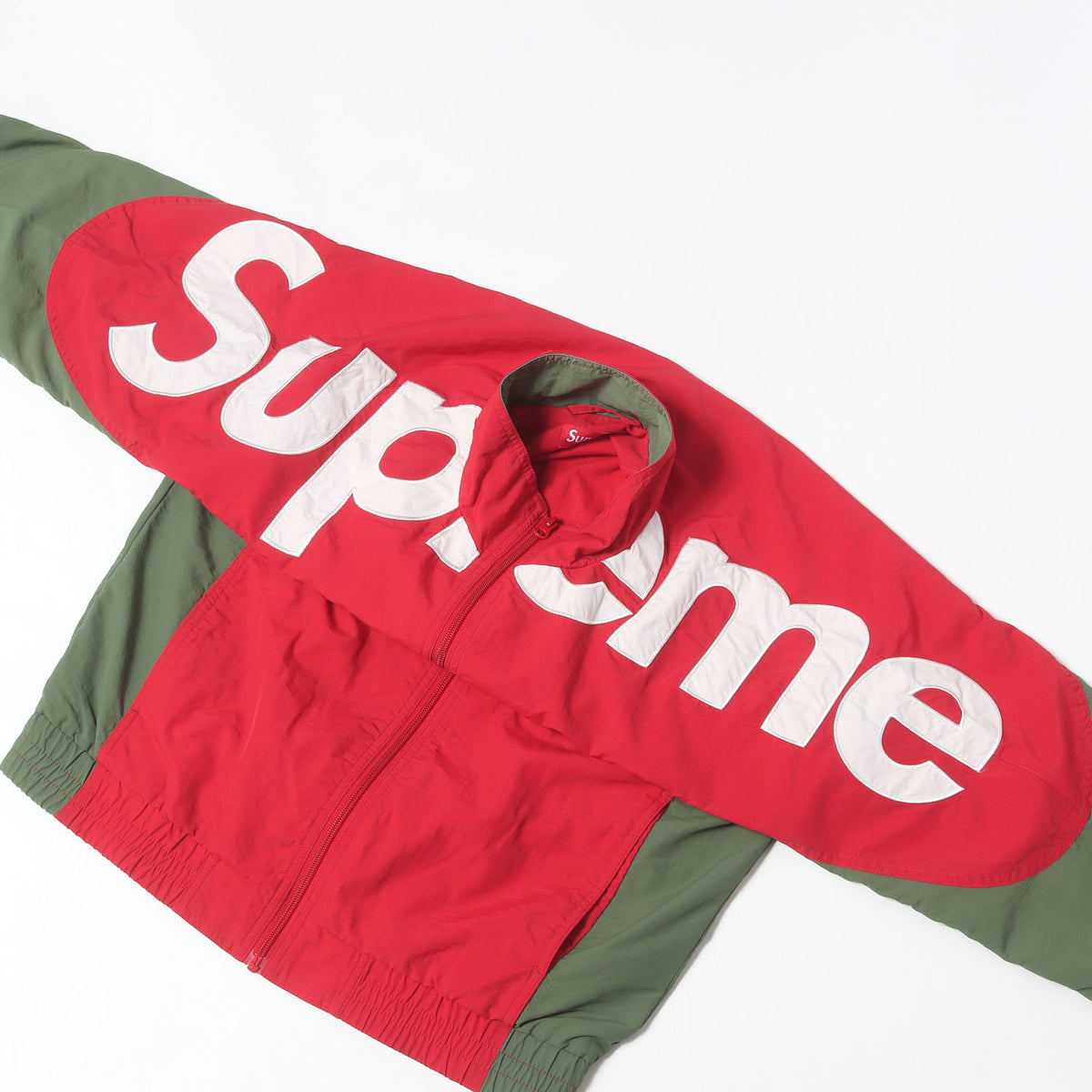 ショルダービッグロゴ ナイロン トラック ジャケット (Shoulder Logo Track Jacket)