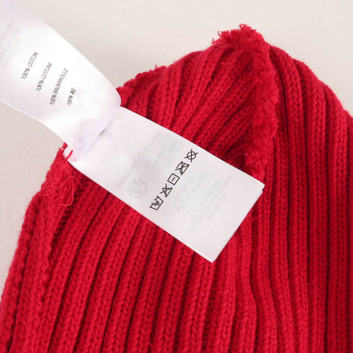 25SS オーバーダイ加工 コットンニット ビーニー(Overdyed Beanie)