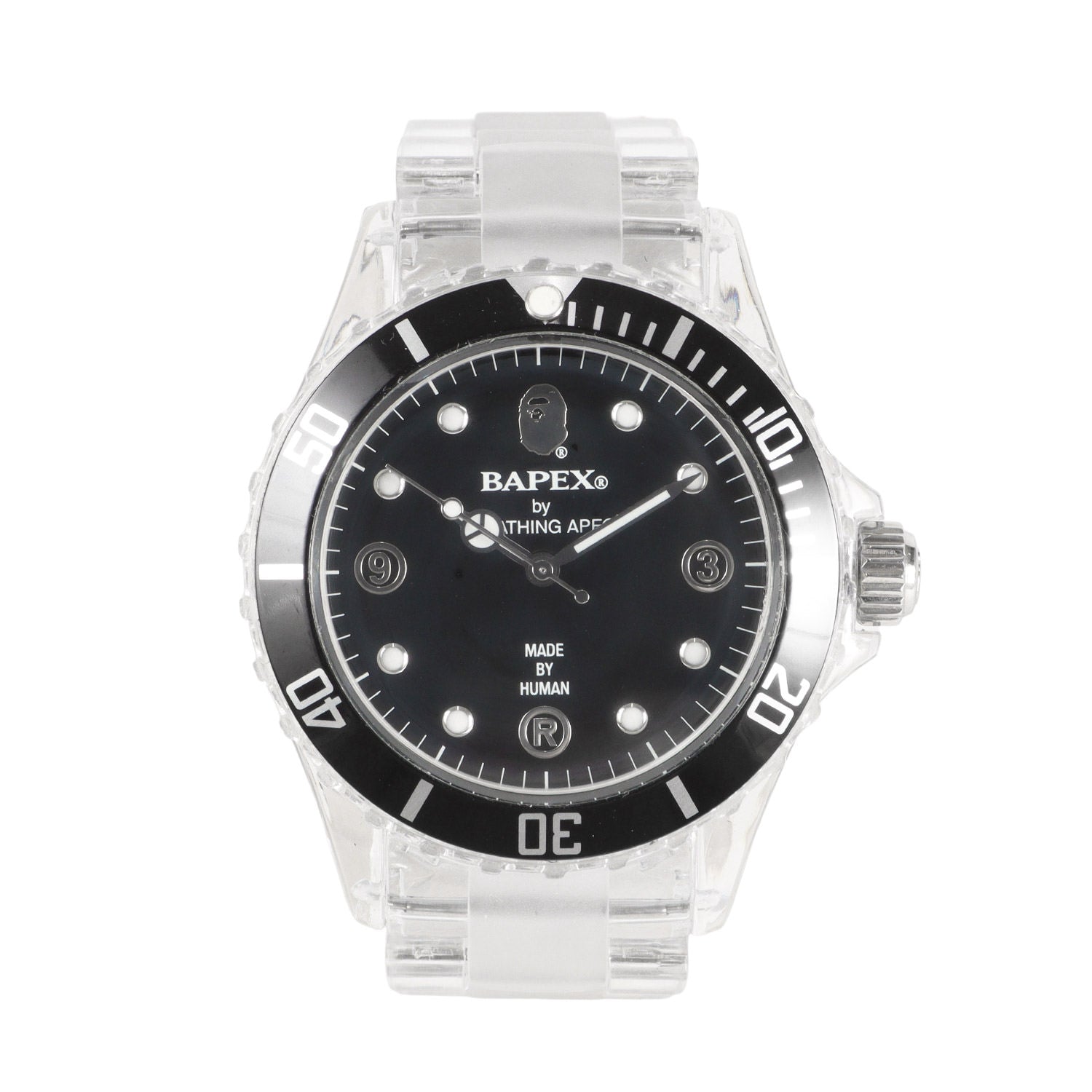 A BATHING APE (ア ベイシング エイプ) サブマリーナタイプ クリア 