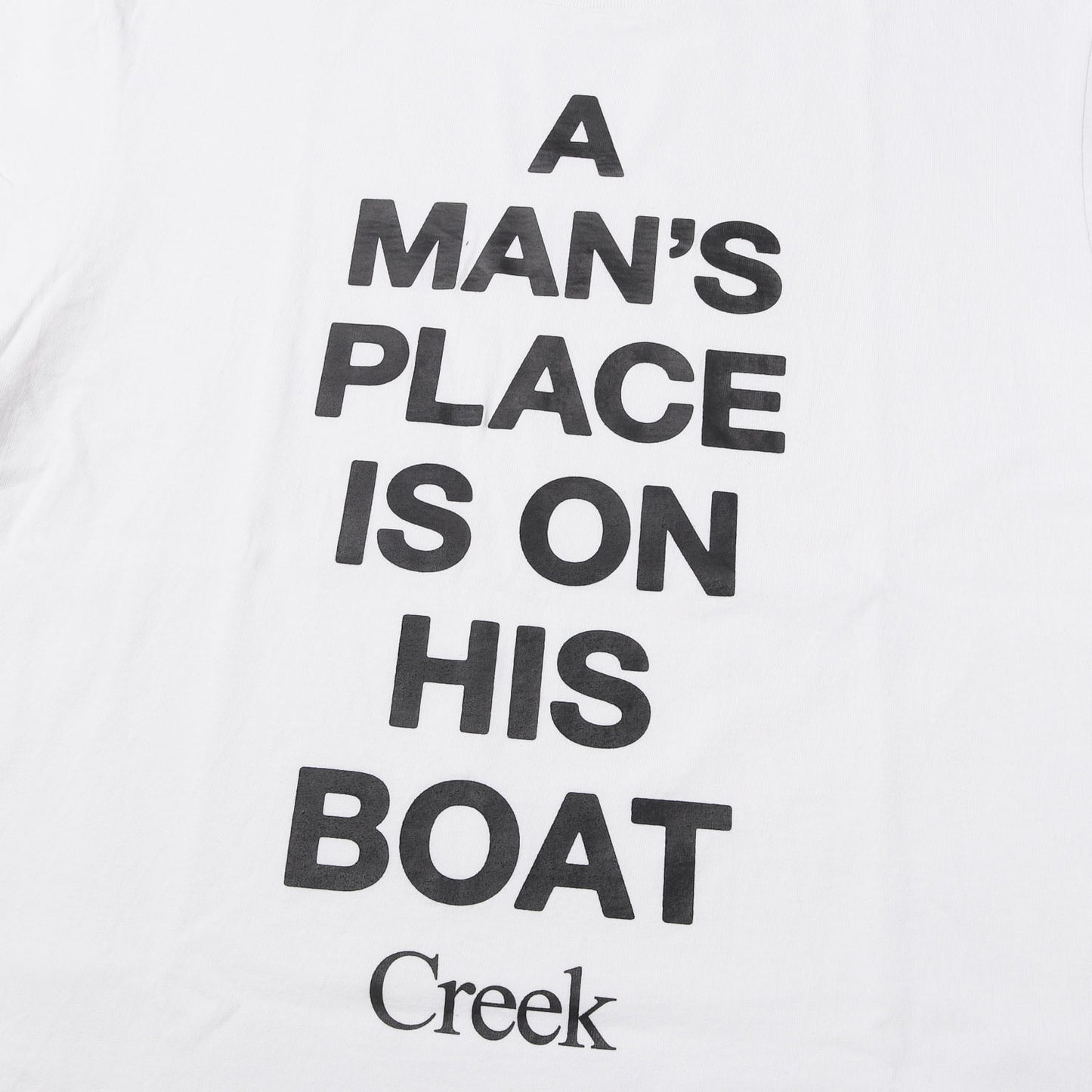 メッセージロゴ クルーネック Tシャツ