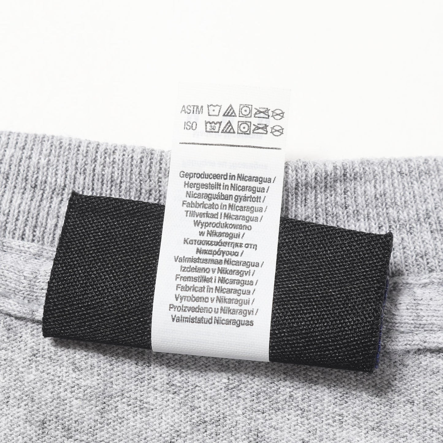 反転ブランドロゴ クルーネック Tシャツ