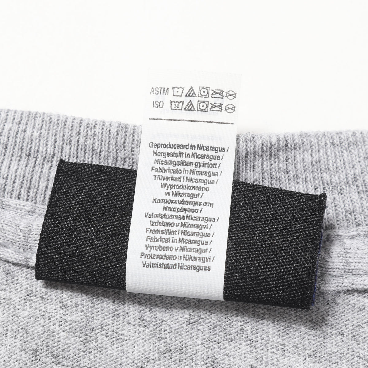 反転ブランドロゴ クルーネック Tシャツ