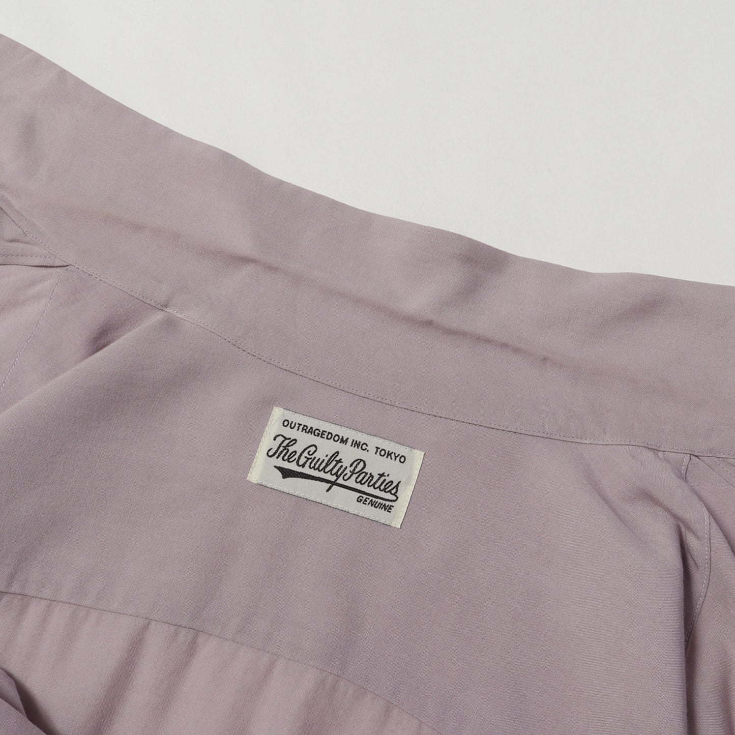23AW ブランドロゴ刺繍 オープンカラー シャツ(50'S OPEN COLLAR SHIRT)