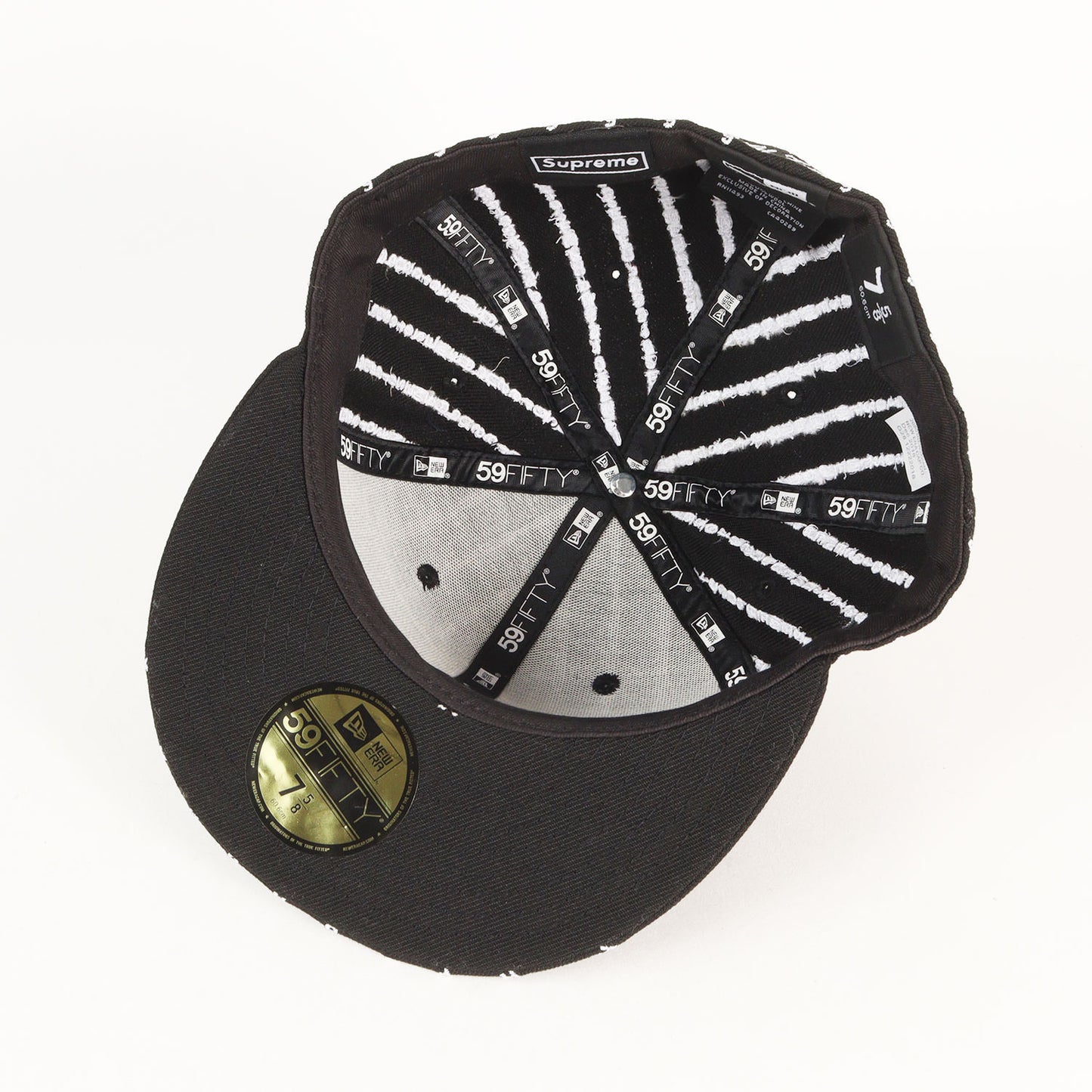 ×NEW ERA ニューエラ テキスト ストライプ BOXロゴ ベースボール キャップ(Text Stripe New Era)