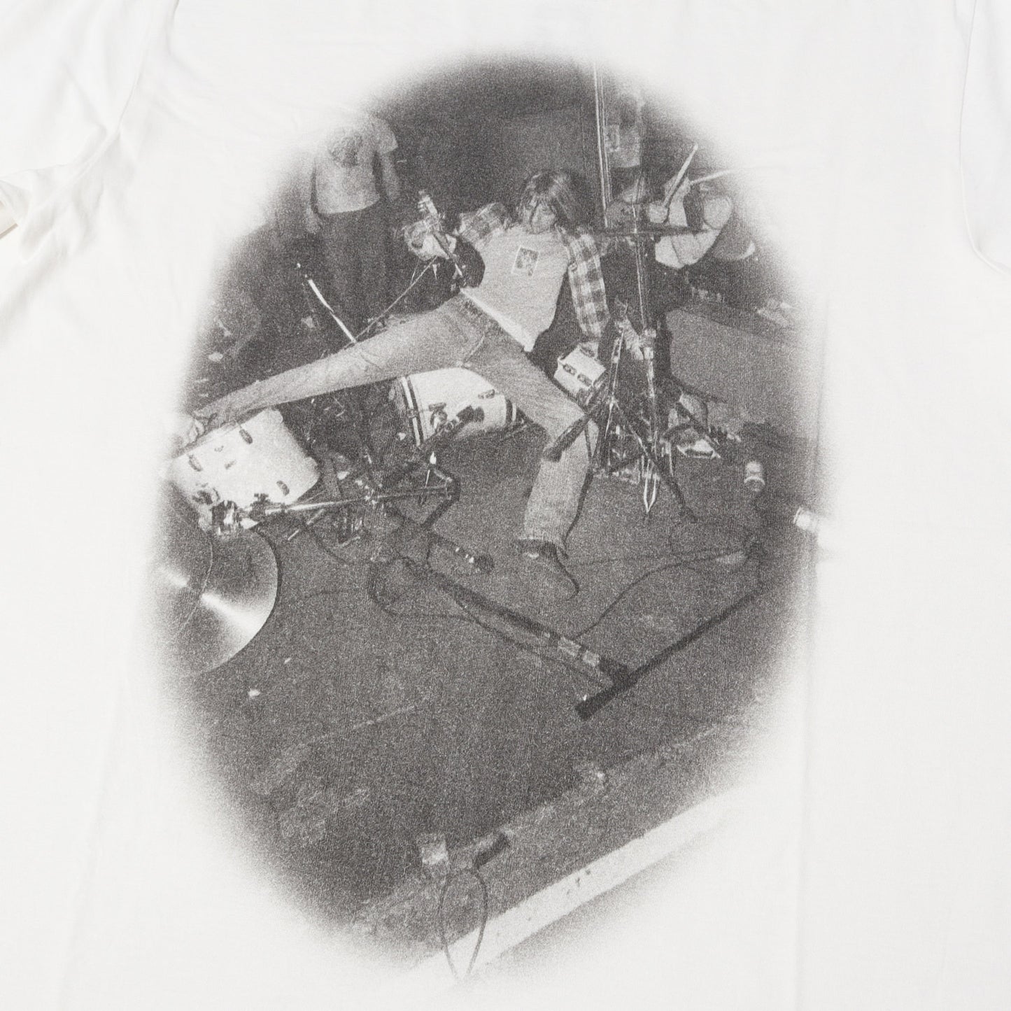 09AW A CLOSED FEELING期 ×Charles Peterson カート・コバーン フォト コットン/カシミヤ Tシャツ(デッドストック)