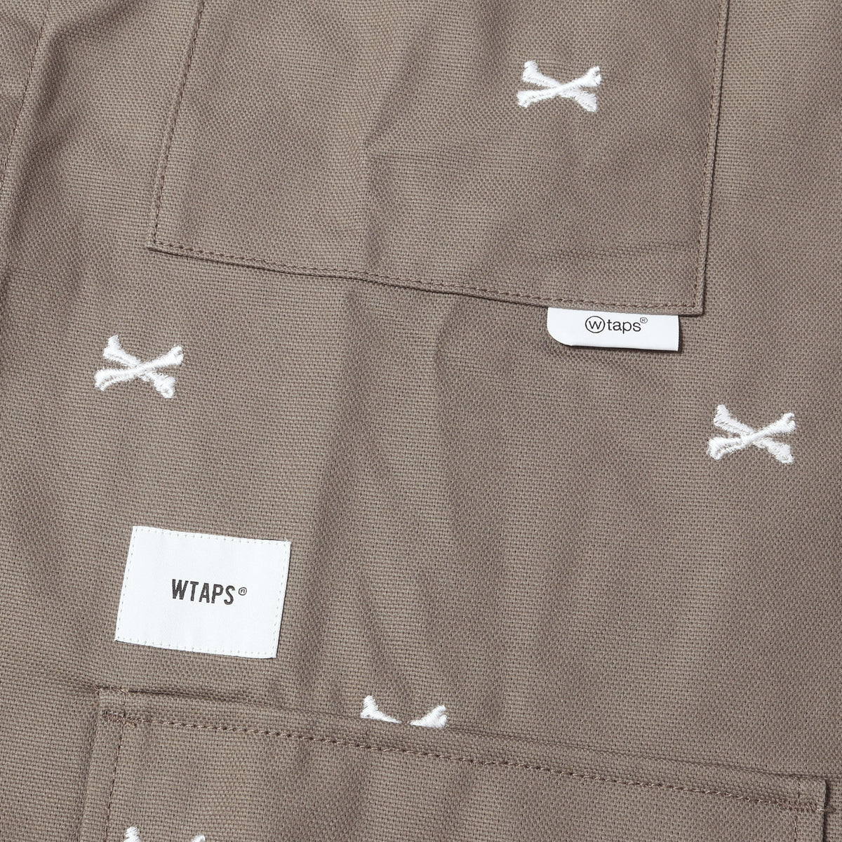 22SS クロスボーン柄 ミリタリー ジャングル シャツジャケット(JUNGLE 01 LS COTTON. OXFORD. TEXTILE)