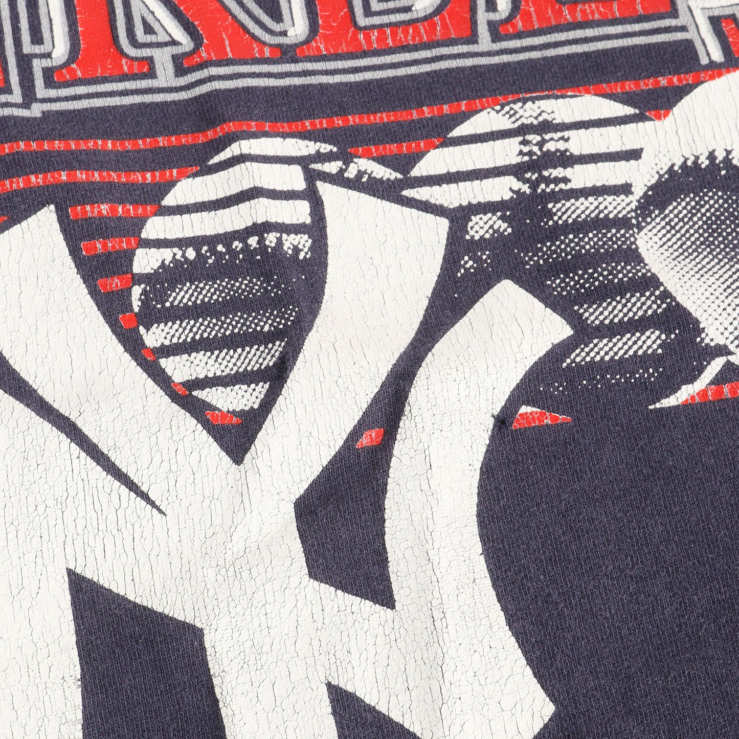 90s MLB ニューヨーク・ヤンキース ロゴプリント Tシャツ / メキシコ製 LOGO 7
