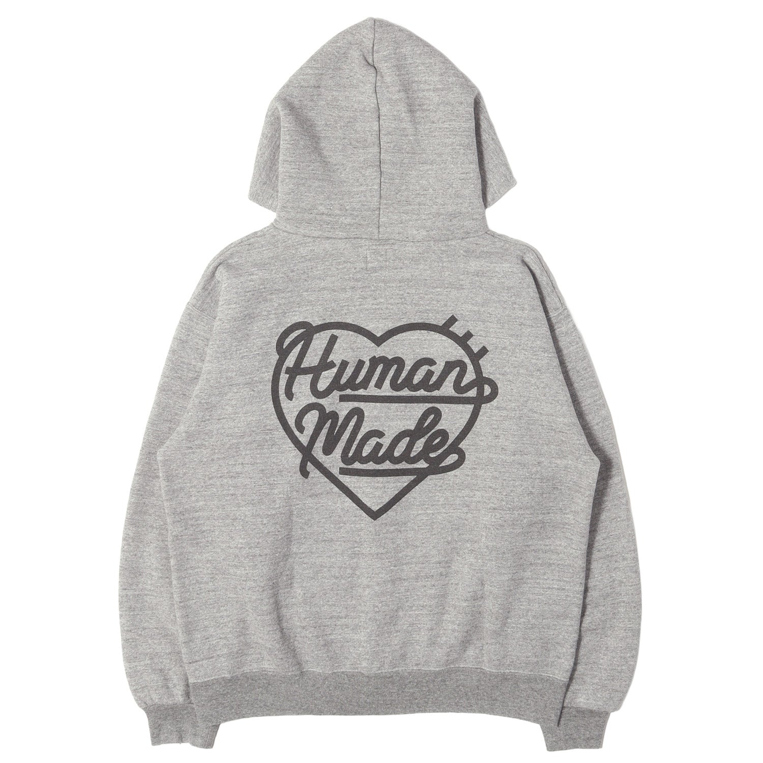 Human Made ハートロゴ パーカー グレー HUMAN MADE (ヒューマンメイド) 22AW ハートロゴ ジップ スウェット