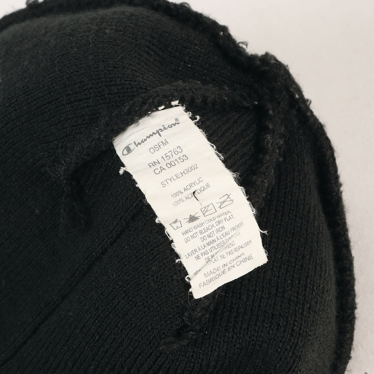 ×Champion 3Dメタリックロゴ ニット ビーニー(3D Metallic Beanie)