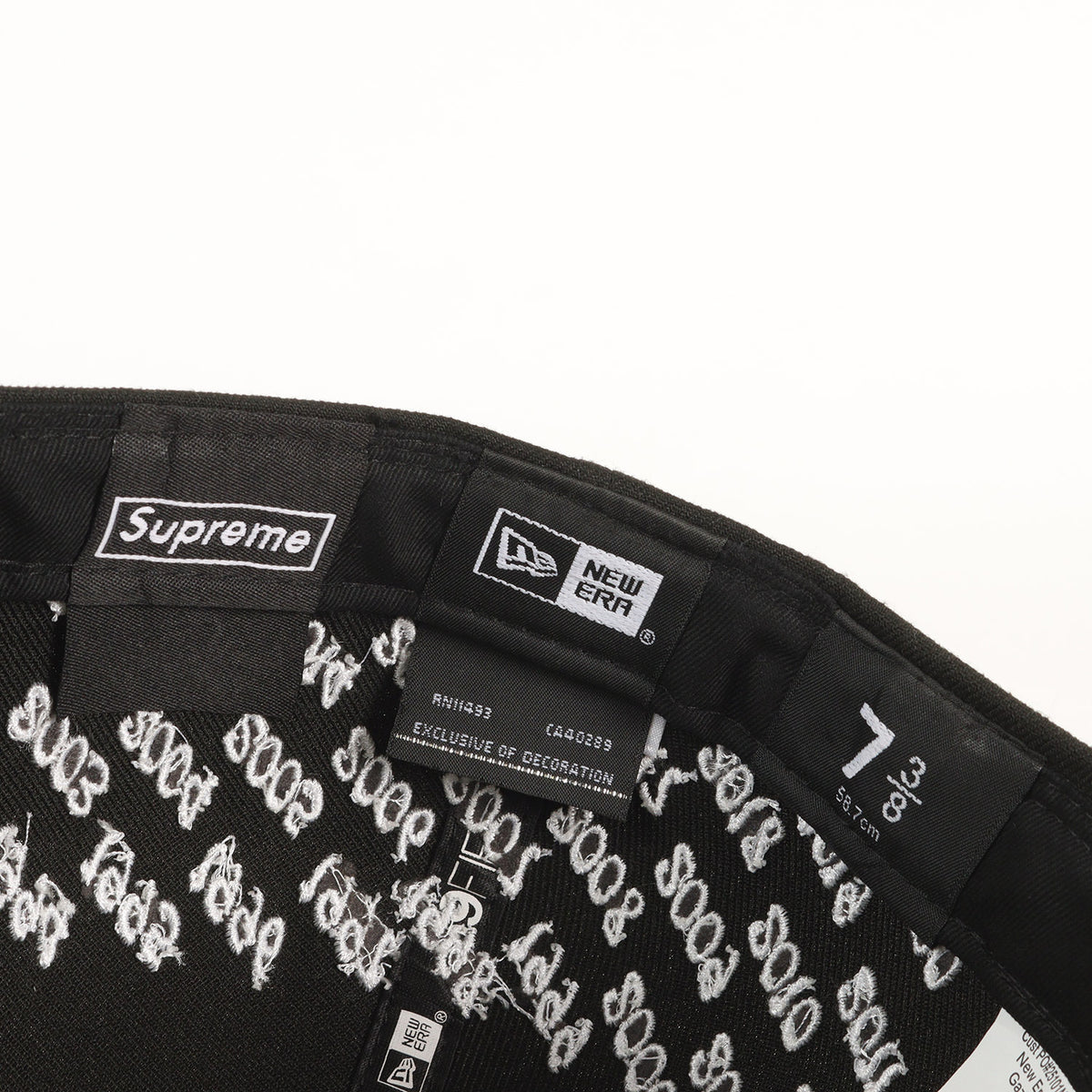 21SS ×NEW ERA BOXロゴ ベースボール キャップ(Champions Box Logo)