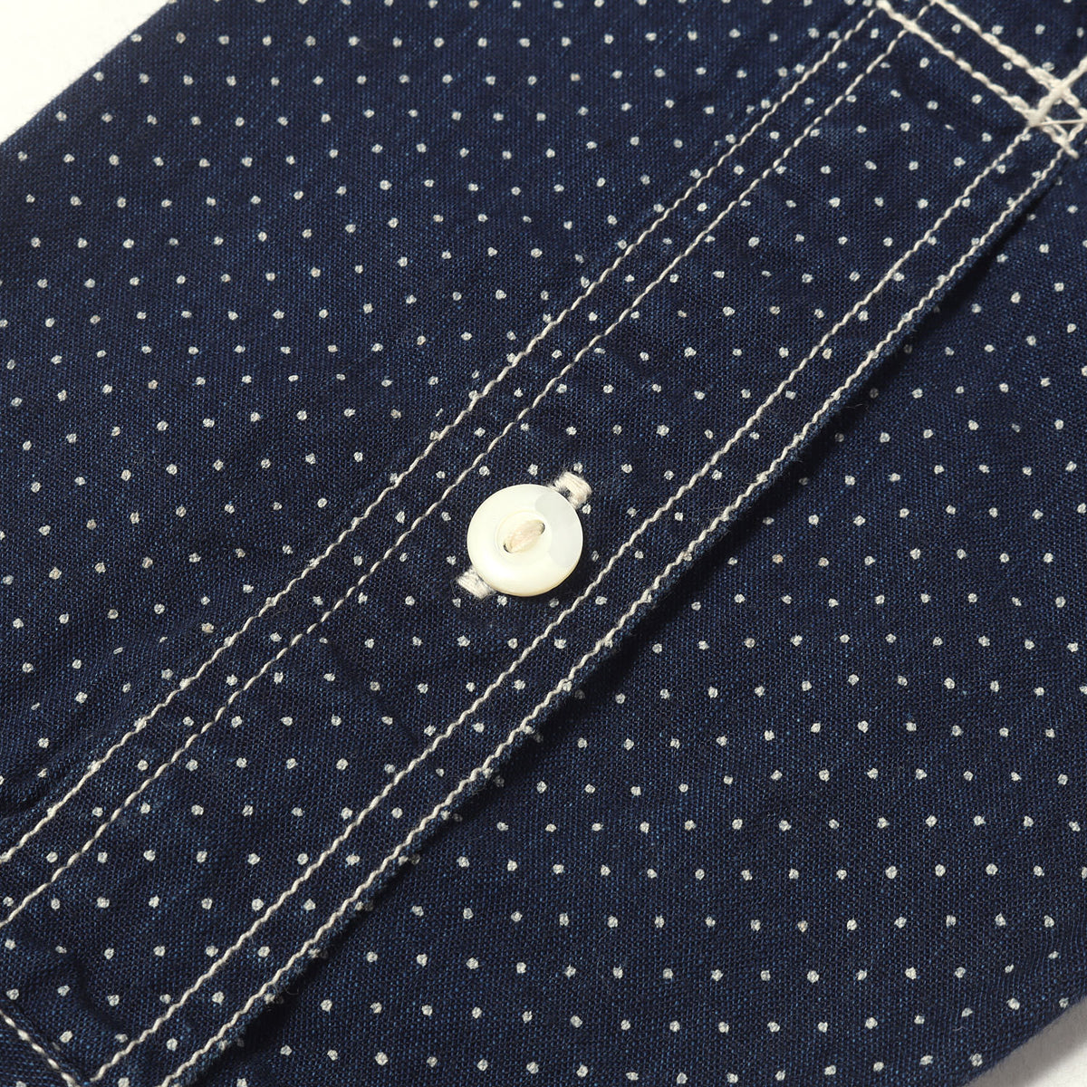 21SS コンダクター ポルカドット ウォバッシュ ワークシャツ (CONDUCTOR SHIRT UNION SPECIAL OVERALLS)