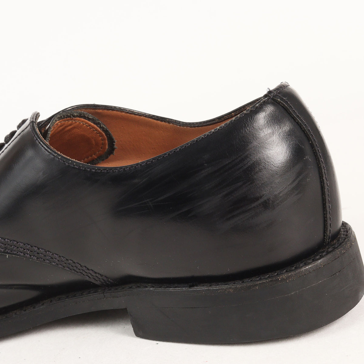 ガラスレザー ミリタリー オフィサーシューズ(MILITARY OFFICER SHOE)