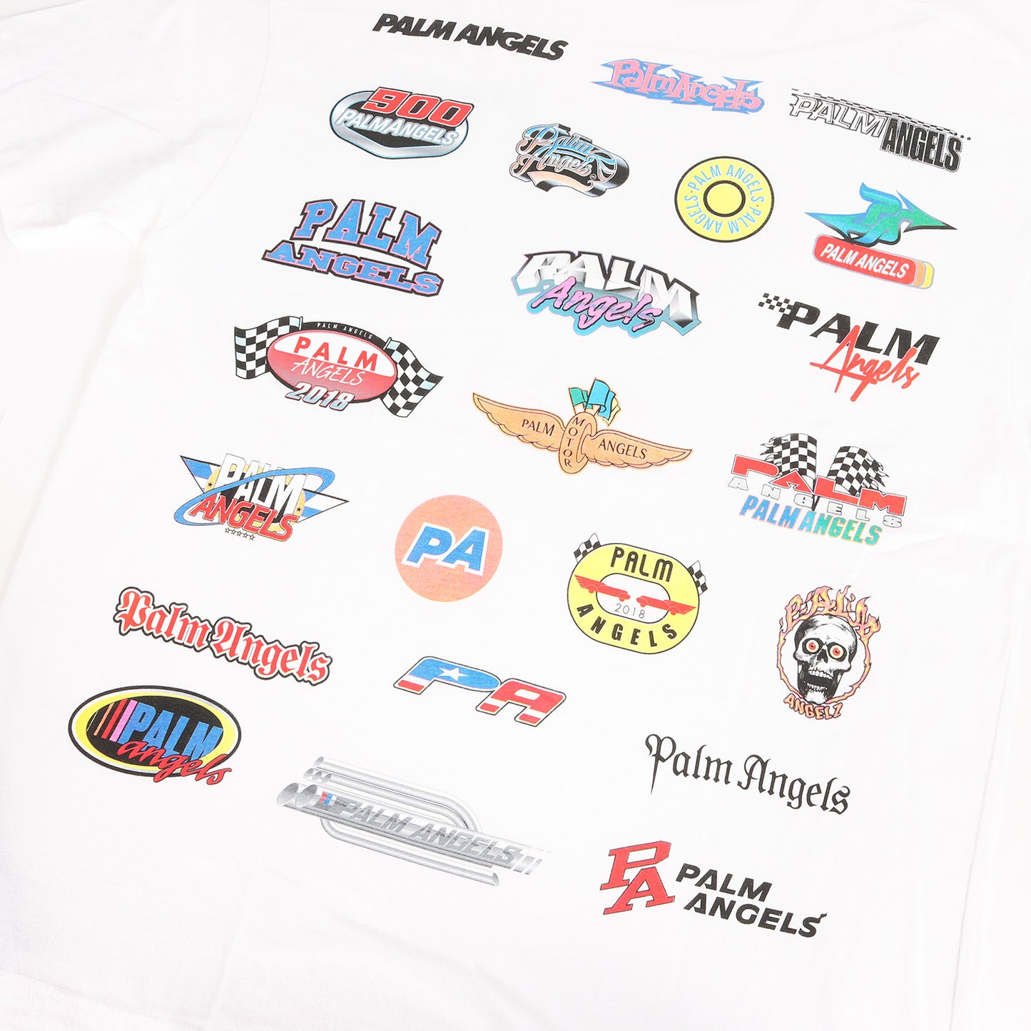 18AW マルチ レーシングロゴ オーバーサイズ Tシャツ(Racing Logo Tee)