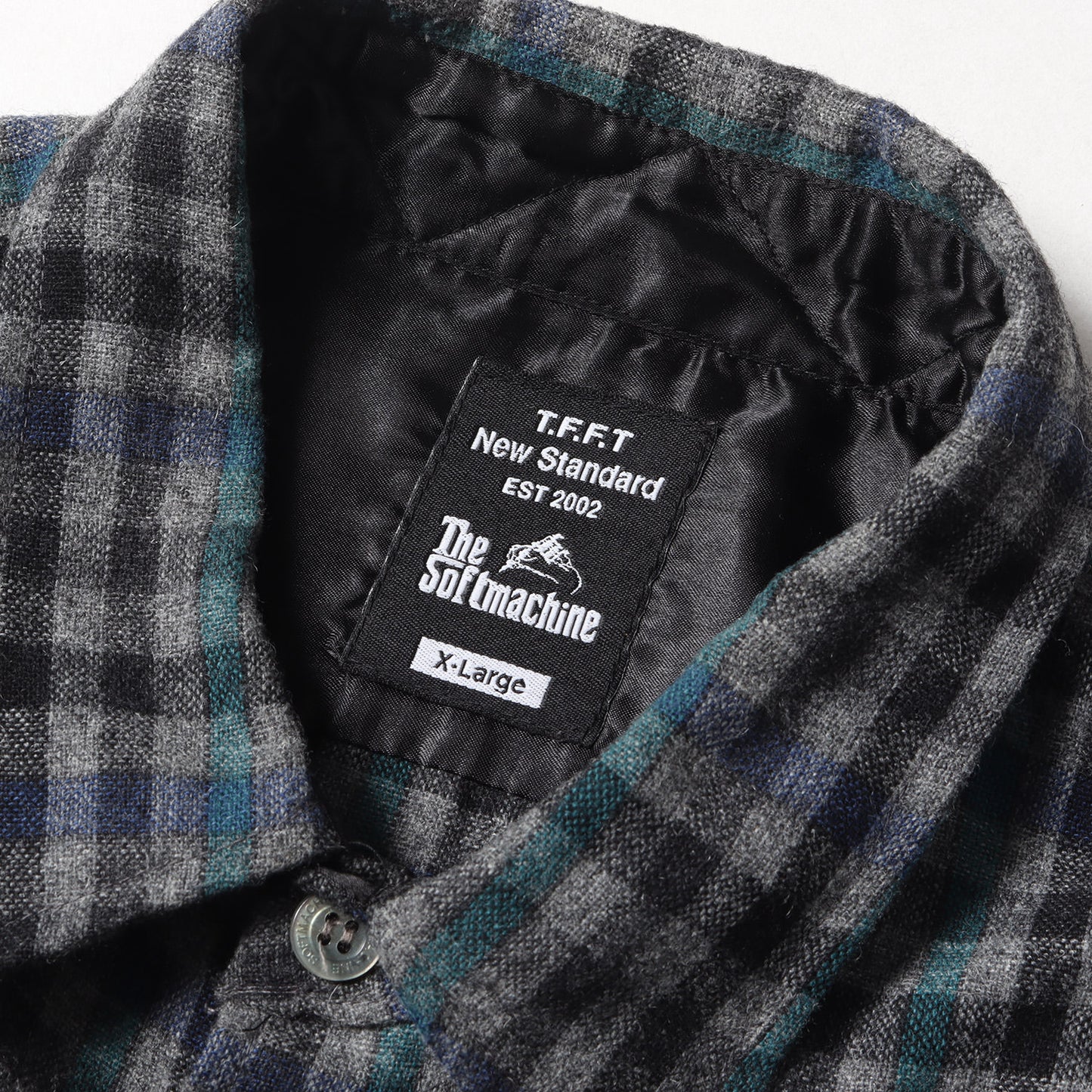 チェック ウール シャツ