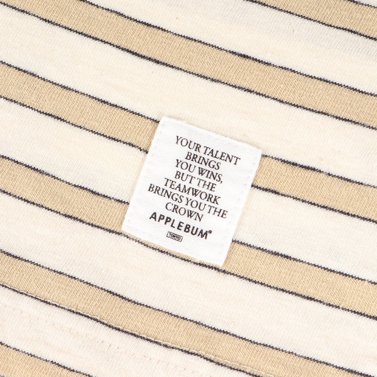 17SS ボーダーライン クルーネック Tシャツ(BORDER T-SHIRT)