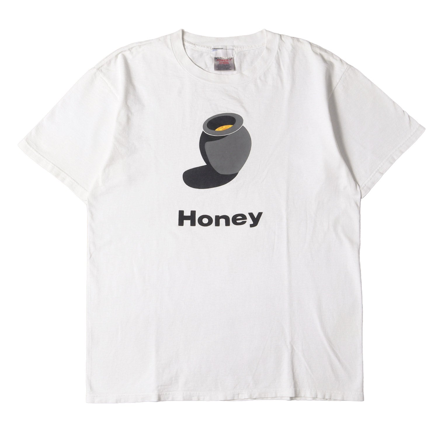 TRANSPORT (トランスポート) 90s Honey プリント Tシャツ(ONEITAボディ  