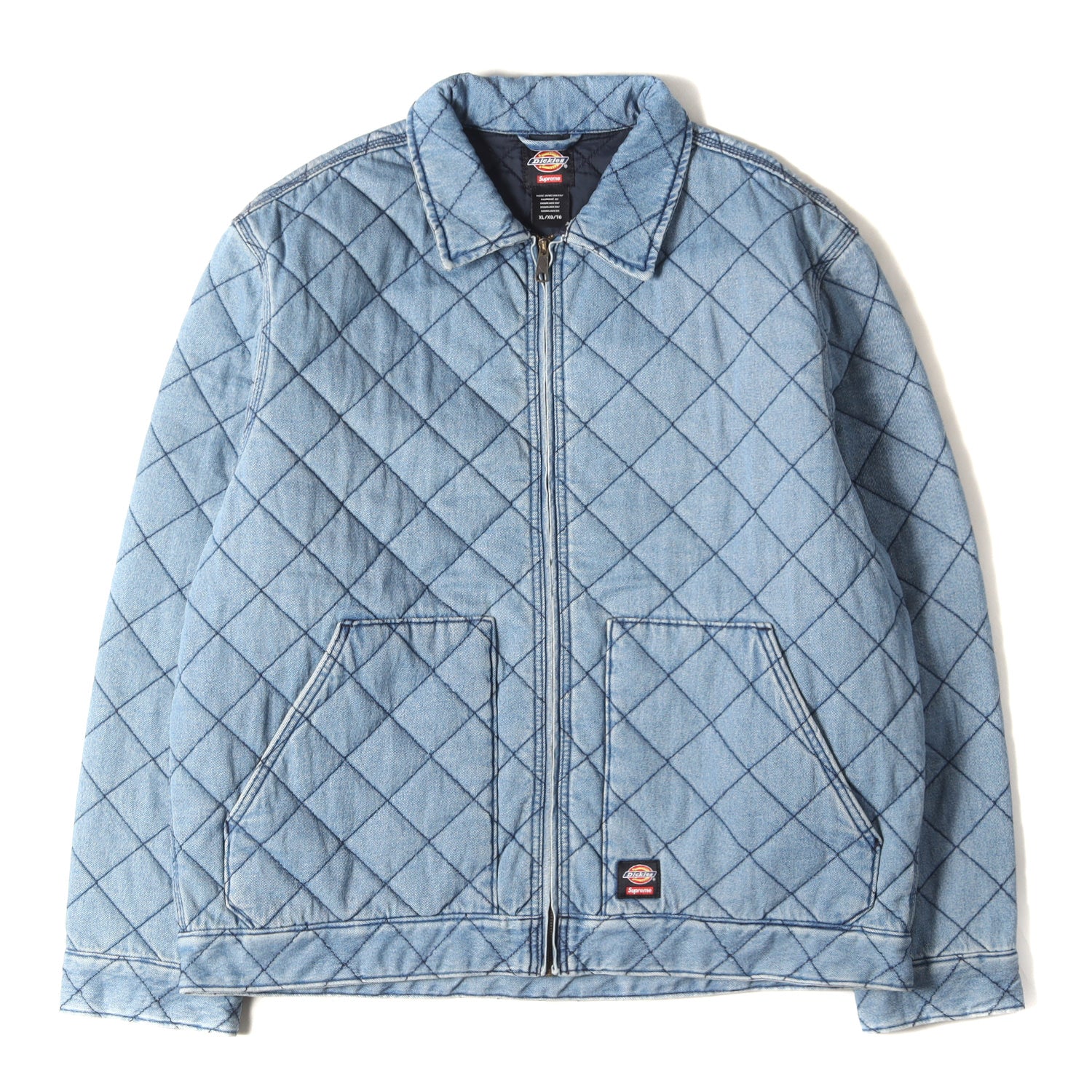 Supreme (シュプリーム) 21AW ×Dickies キルティング デニム ワークジャケット(Quilted Work Jacket) –  ブランド古着の通販・買取 | BEEGLE by Boo-Bee