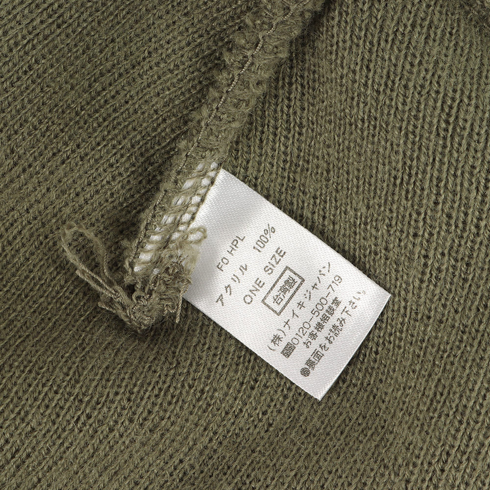 00s ロゴ刺繍 ニット ビーニー