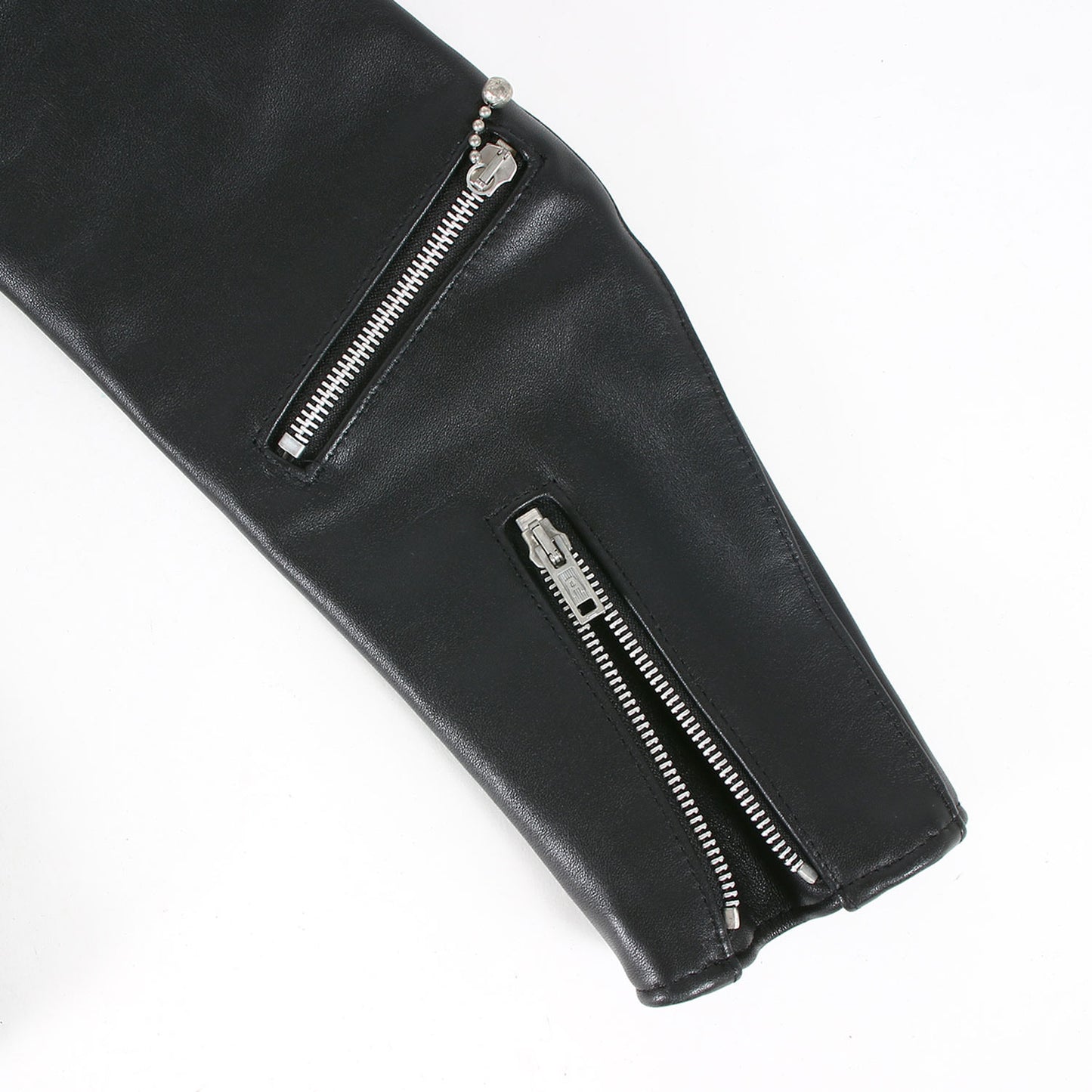 ステアハイドレザー サイドベルト ダブル ライダースジャケット