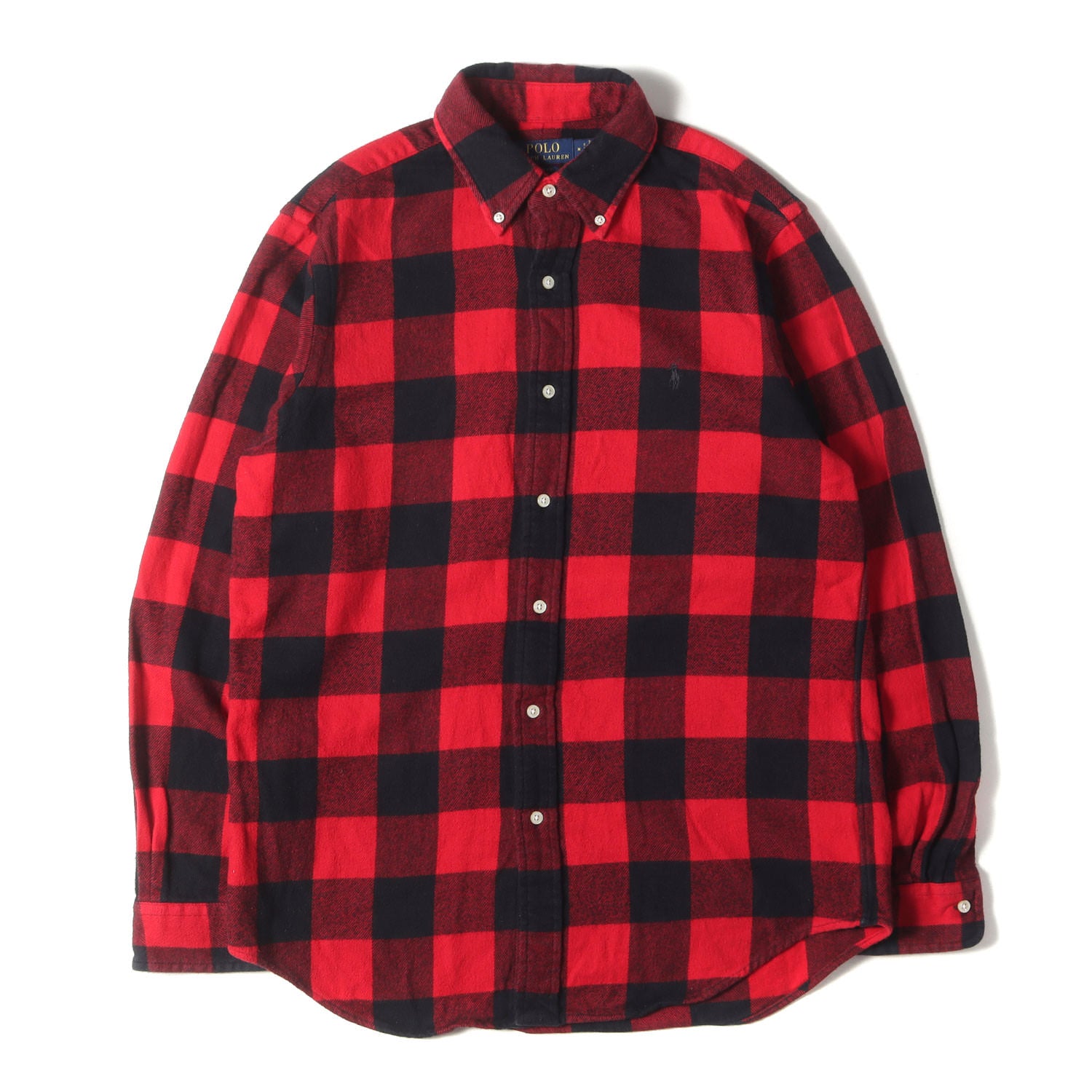 Polo Ralph Lauren バッファローチェック フランネルシャツ M