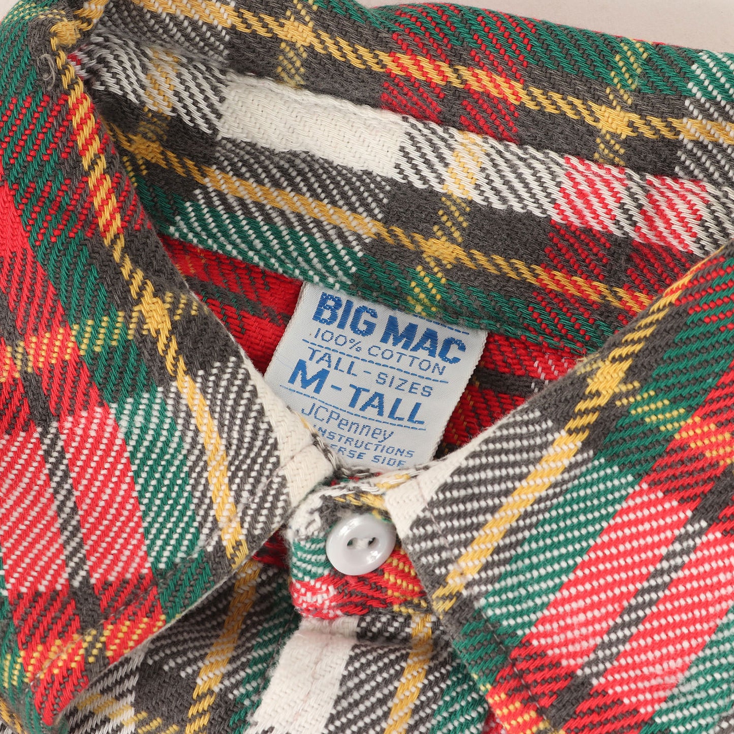 70s ヘビー チェック フランネルシャツ