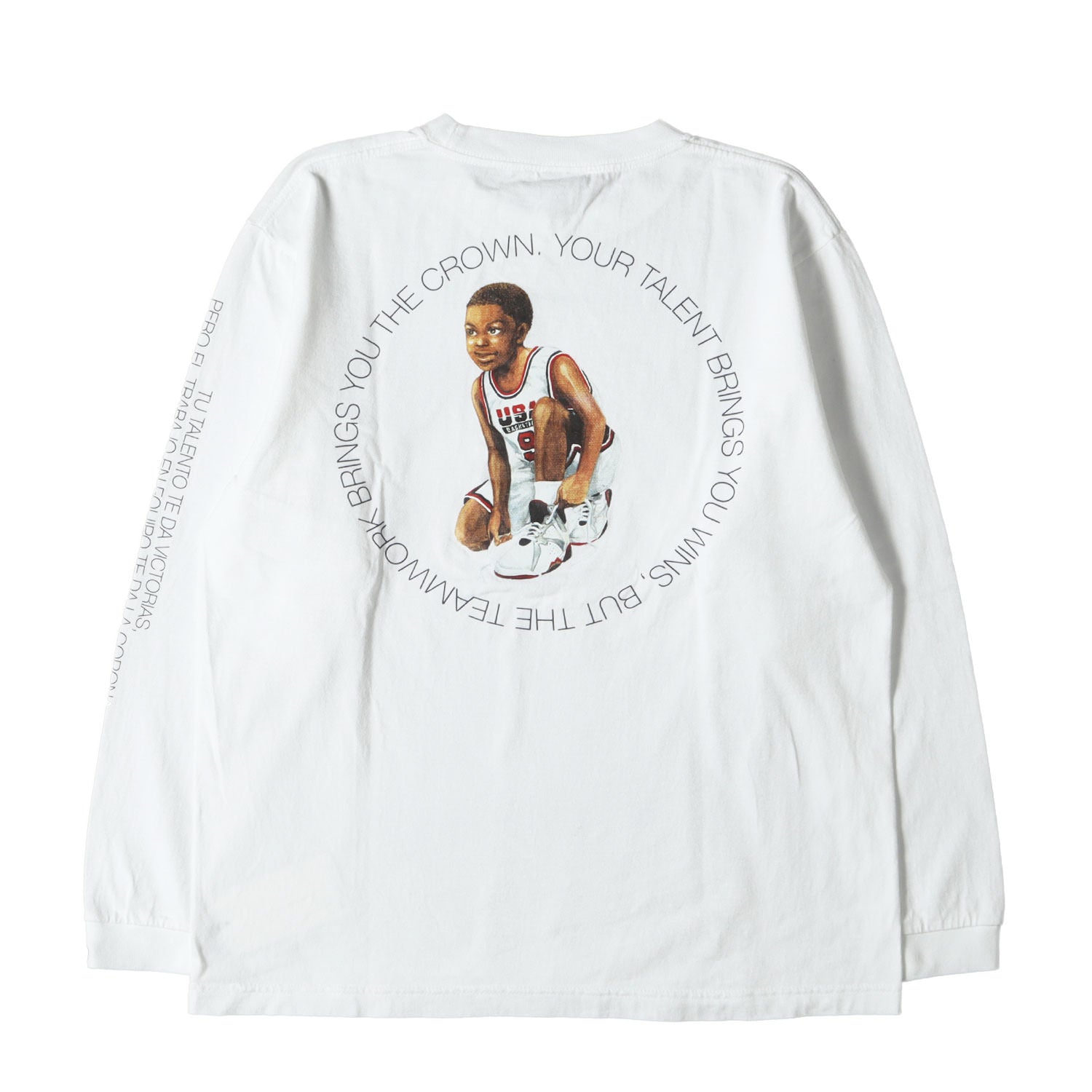 APPLEBUM (アップルバム) 21SS ×mami 少年イラスト ロングスリーブ T 