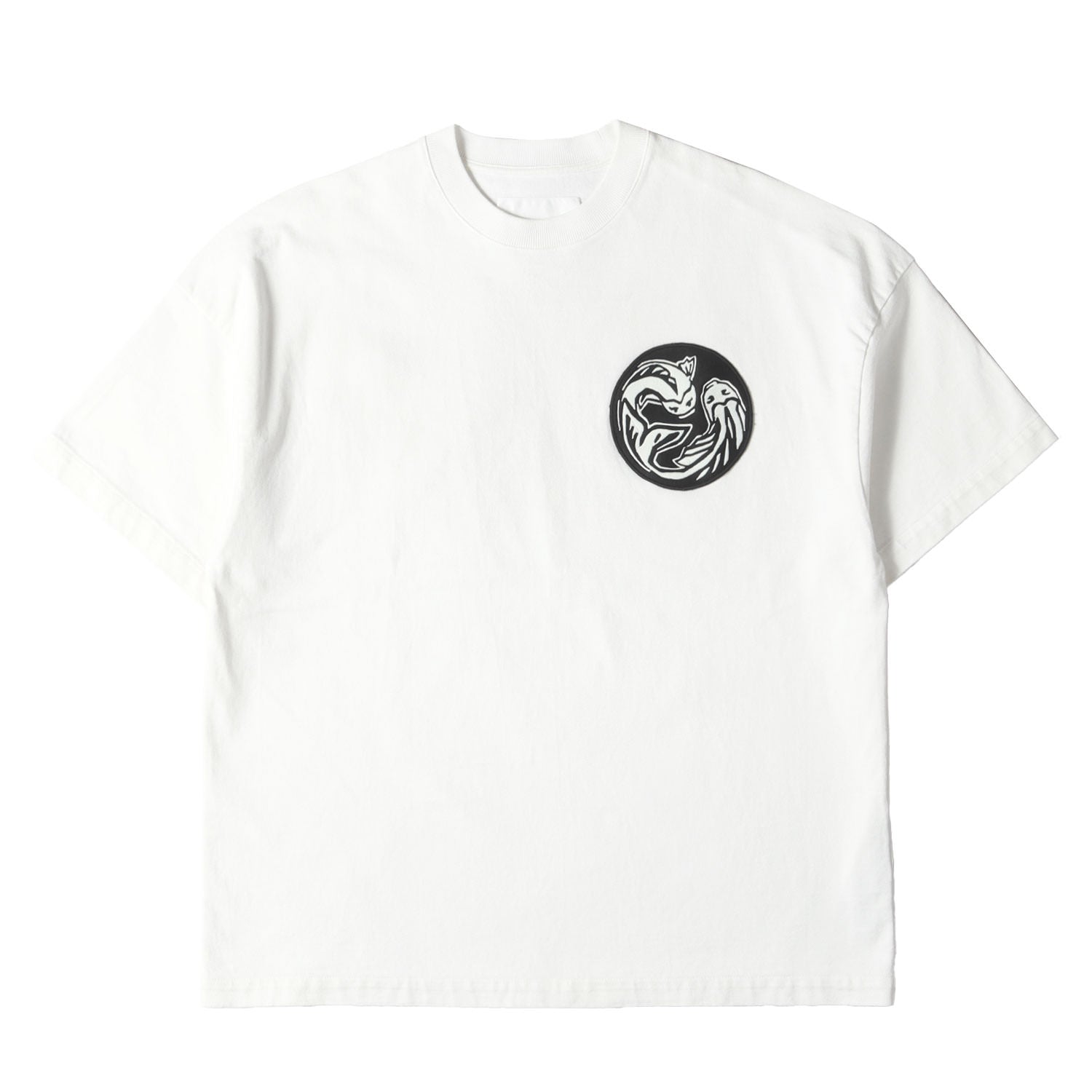 訳あり ジルサンダー ロゴ Tシャツ ホワイト S ビックサイズ オーバー 