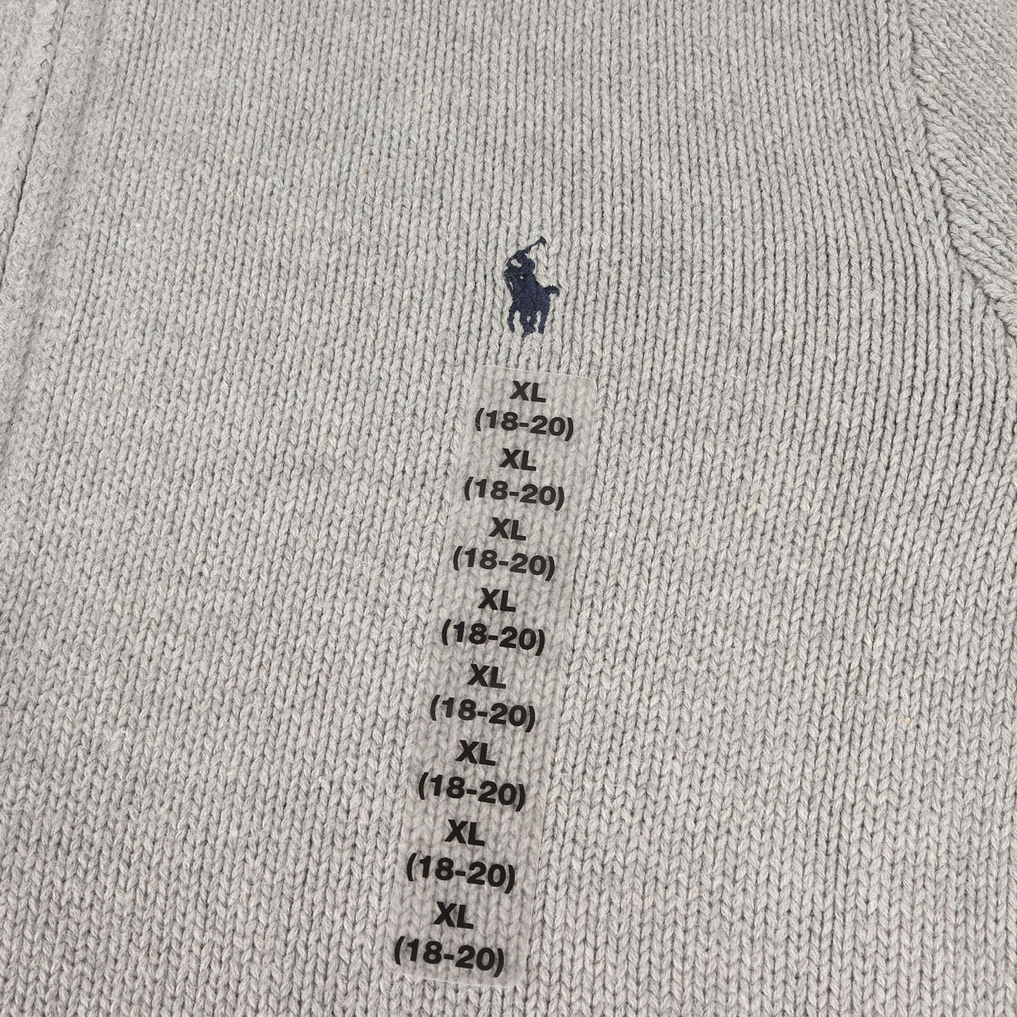 24SS ハイネック フルジップ コットンニット セーター
