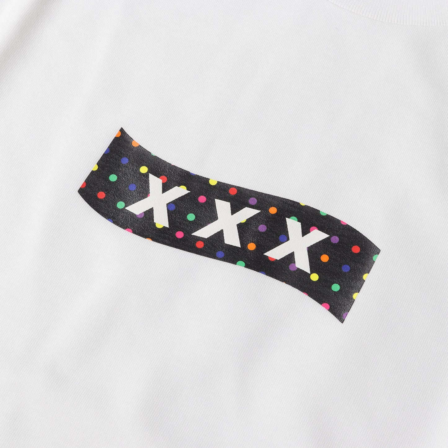 マルチドット柄 BOXロゴ Tシャツ