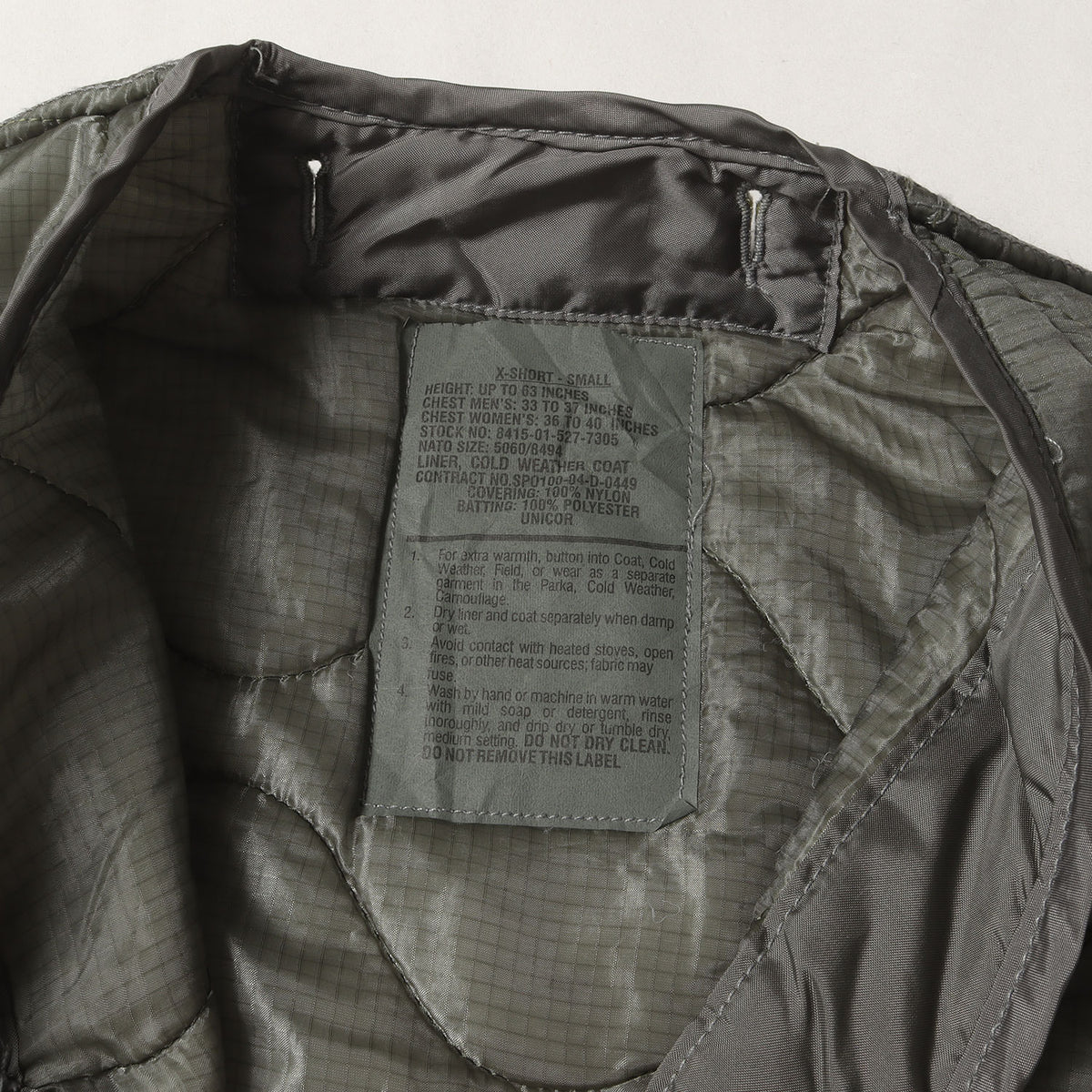 00s 米軍実物 ACU M-65用 キルティング ライナー ジャケット