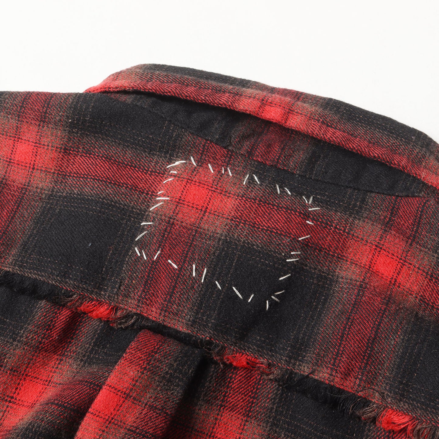 21SS オーバーサイズ オンブレチェック インサイドアウト チェックシャツ