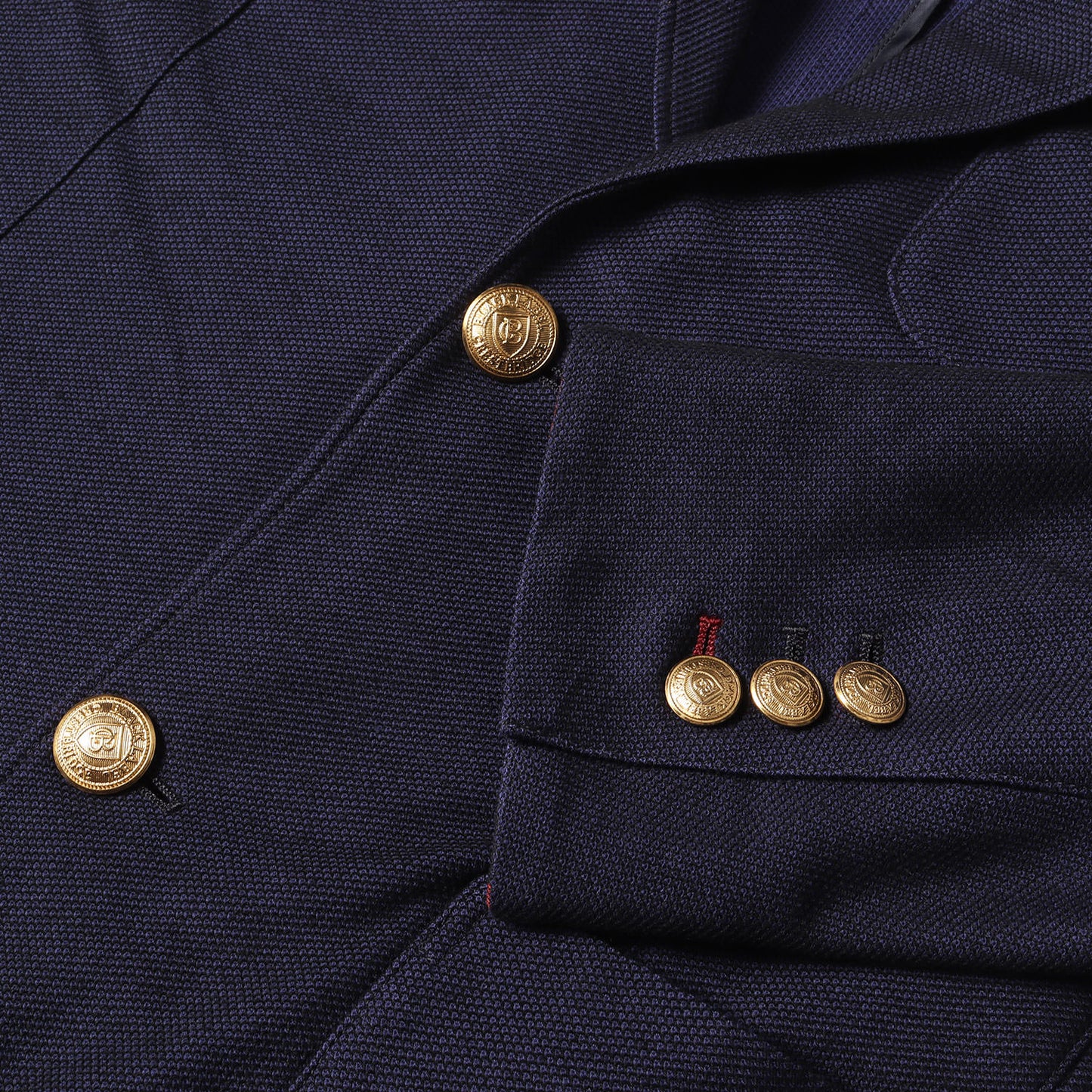 鹿の子 金ボタン ブレザー / テーラードジャケット