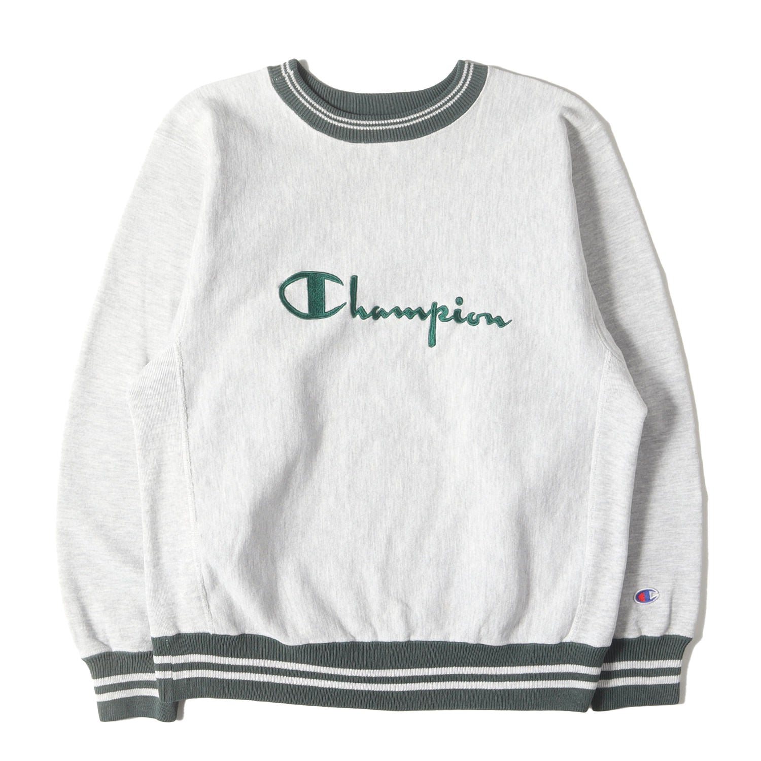 リバースウィーブ アメリカ製 90s 刺繍タグ 目付き スウェット