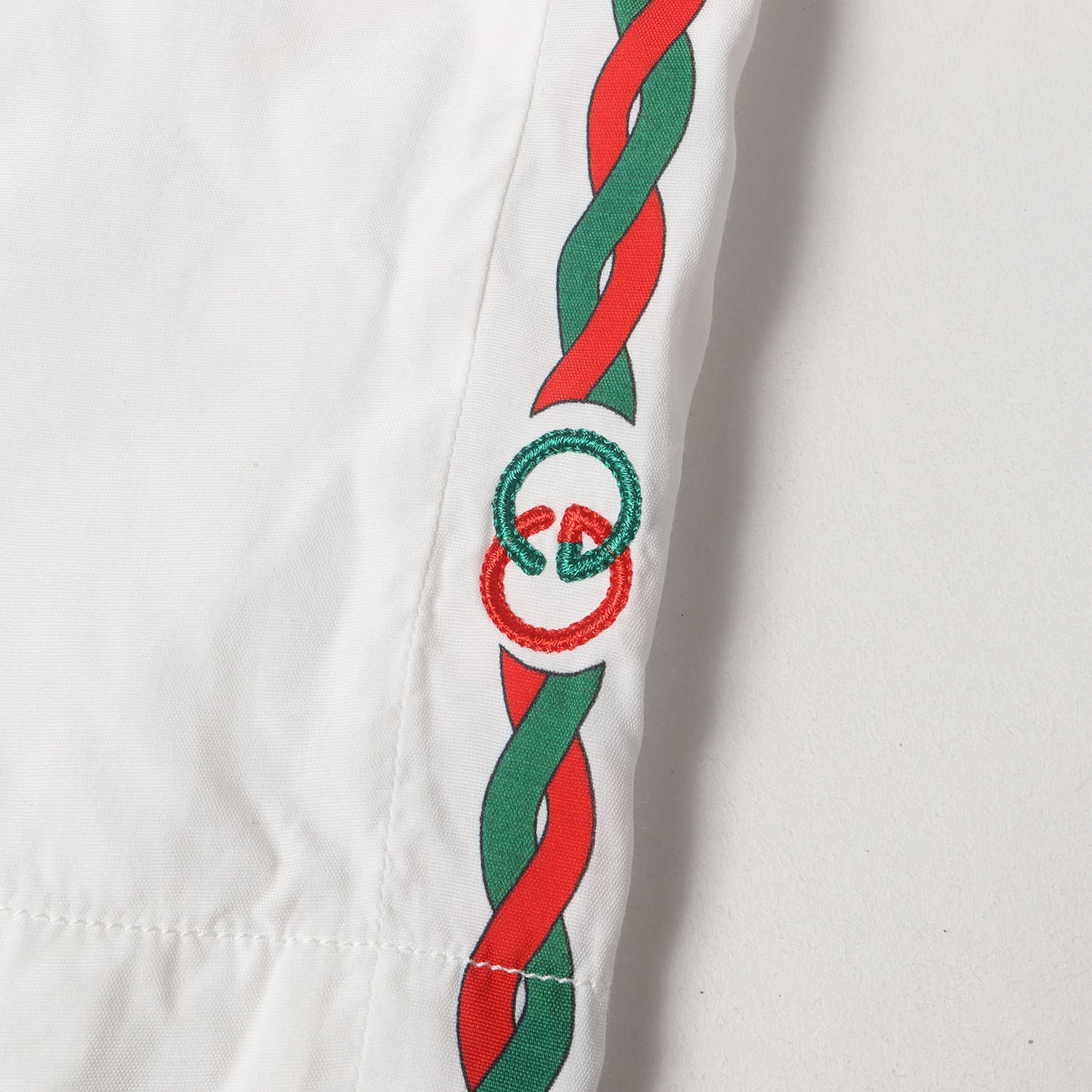 22SS インターロッキングGG サイド ロープライン レーヨン イージーショーツ