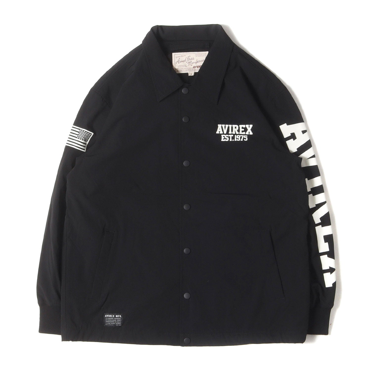 アビレックス コーチジャケット 美品〉AVIREX アヴィレックス ヴァー