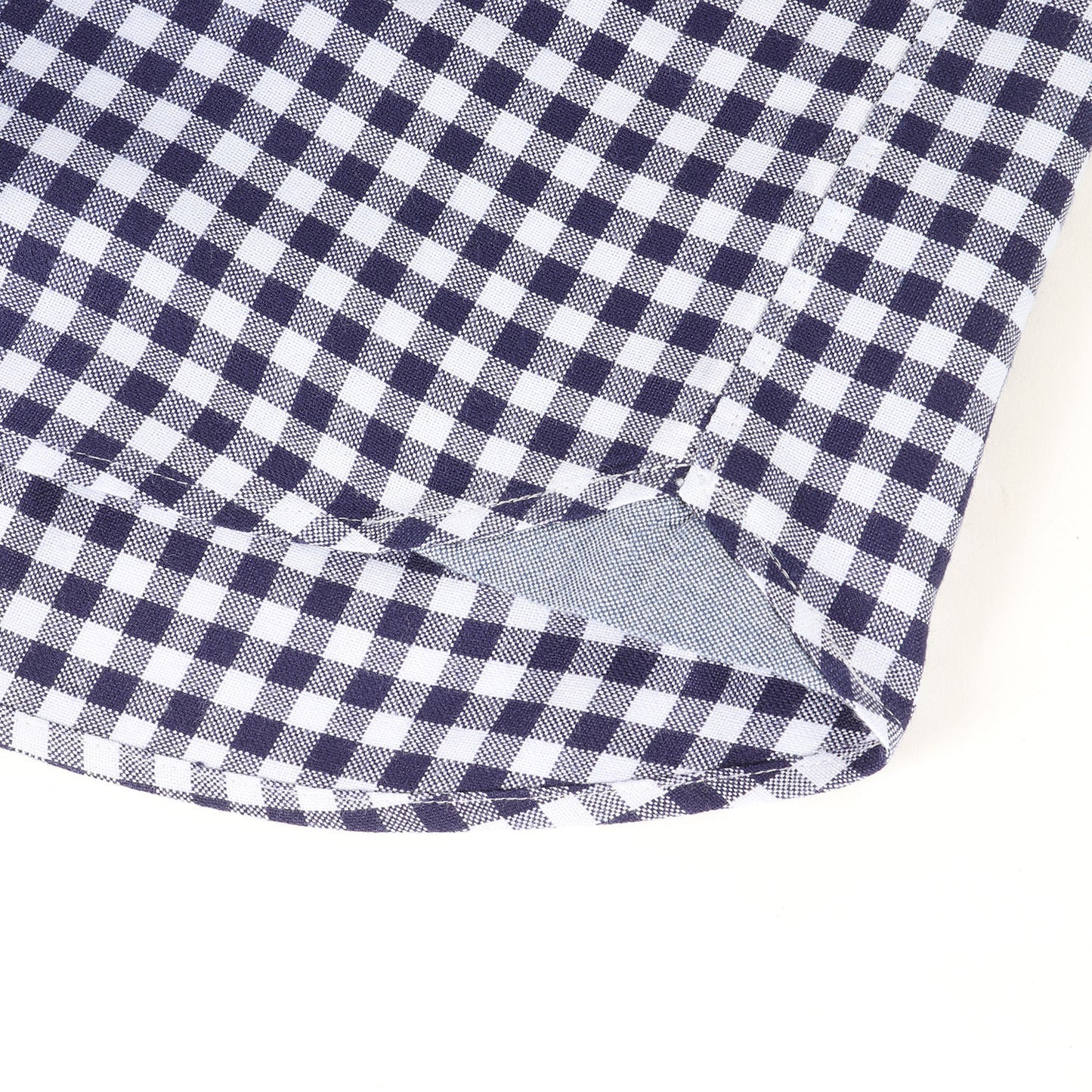 ギンガムチェック ボタンダウン トロッター 半袖シャツ(TROTTER SHIRT)