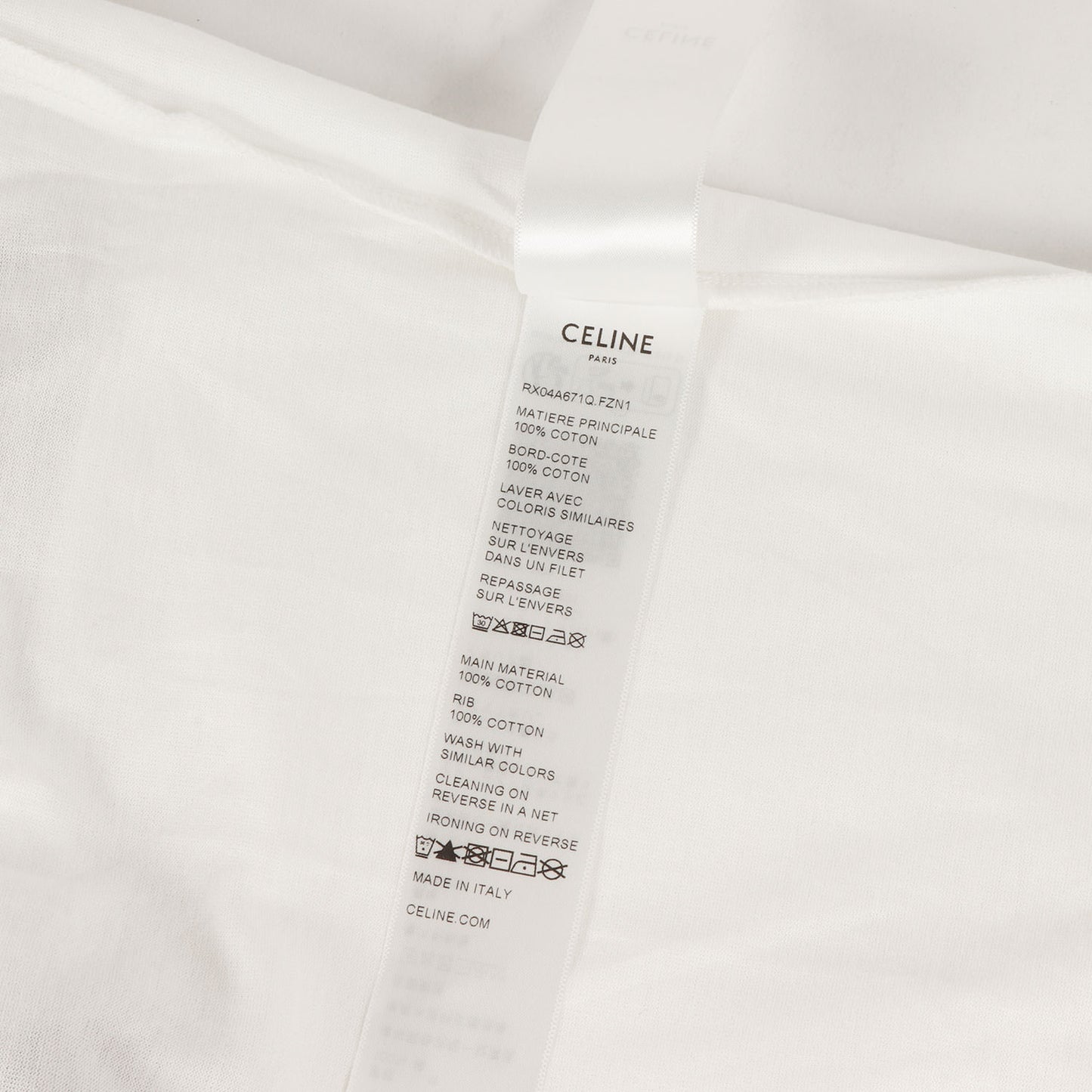 25SS カレッジロゴ リンガー Tシャツ(CELINE BLASON)