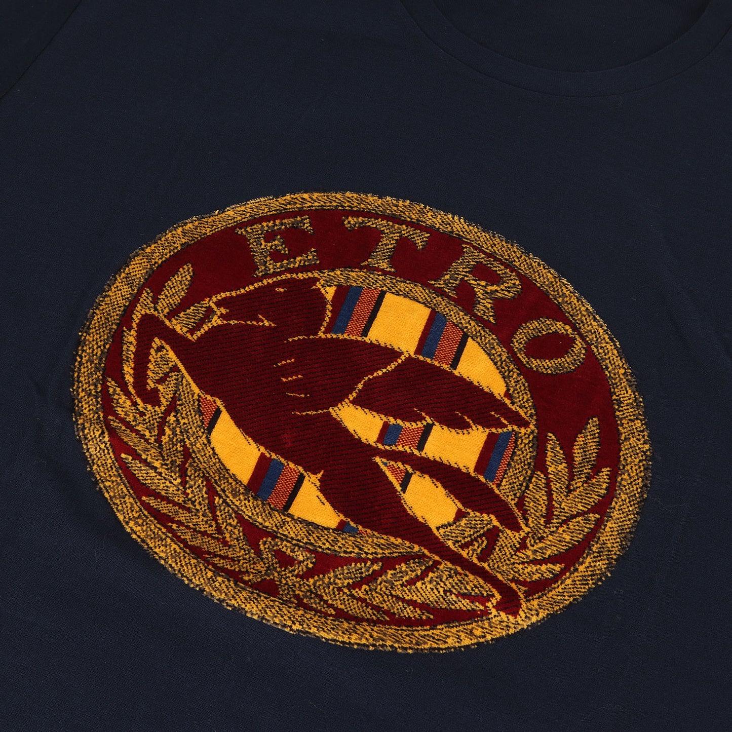 21SS ベルベット アップリケ コットンジャージー Tシャツ