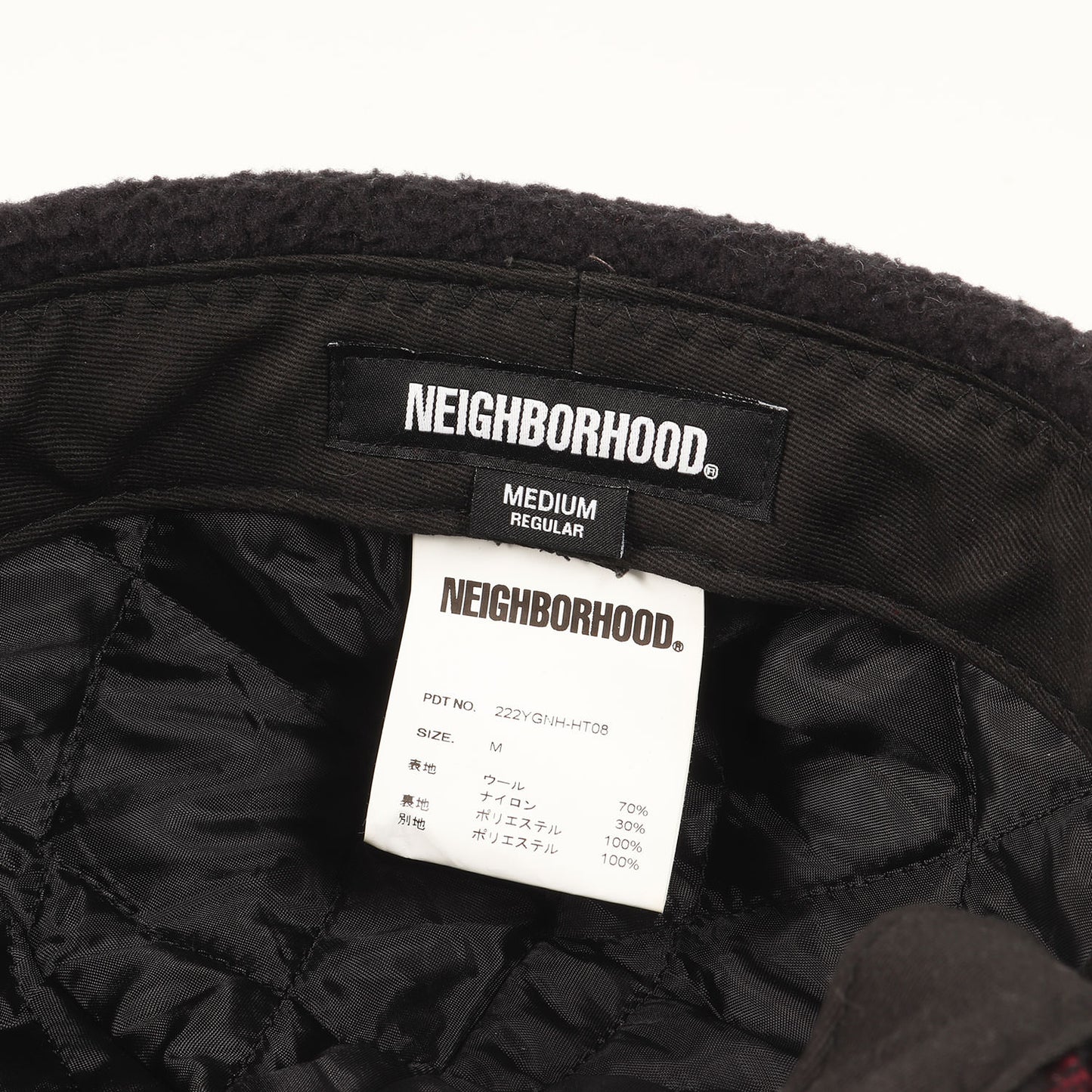 22AW バッファローチェック ウール イヤーフラップ キャップ(BUFFALO CHECK WN. FLAP CAP)