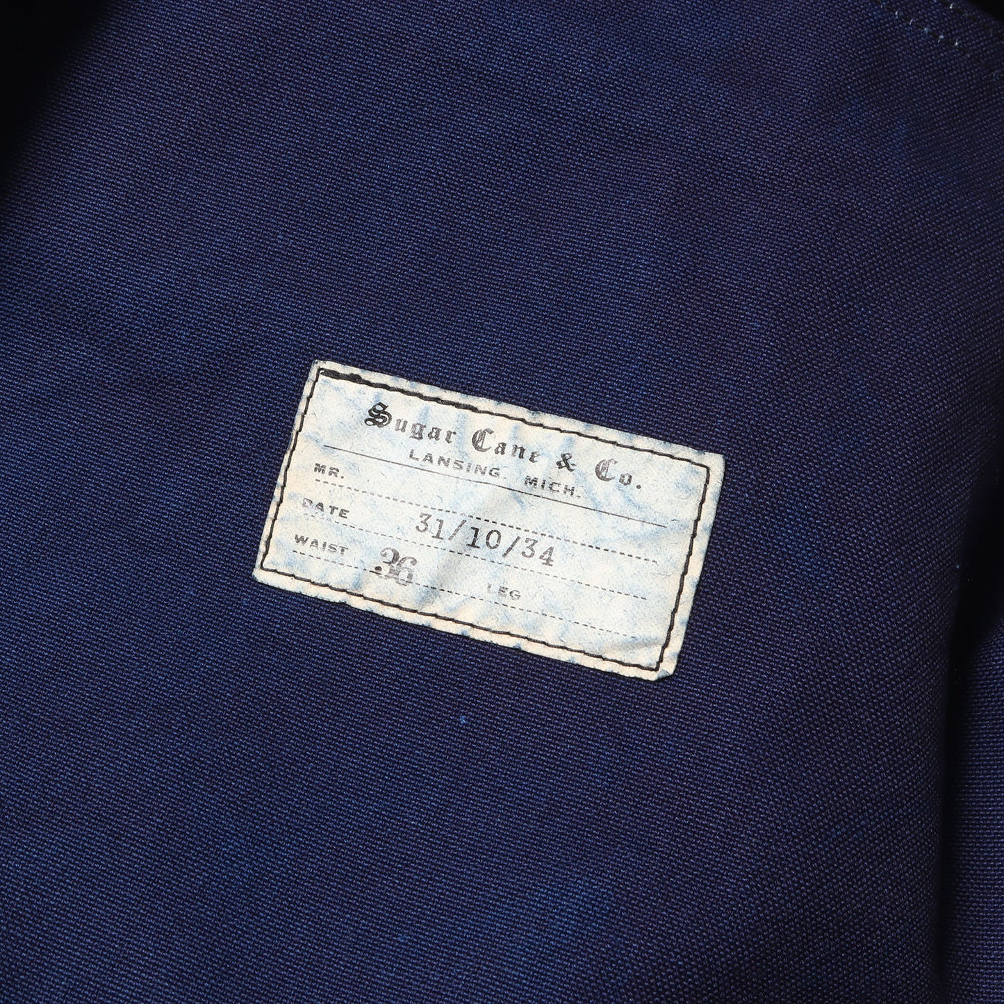 インディゴ キャンバス ハンティング ジャケット (Fiction Romance 13oz.CANVAS HUNTING JACKET)