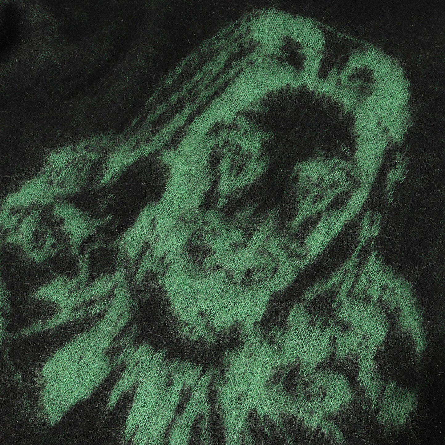 22AW ×BORN X RAISED キリスト モヘヤニット セーター(B&R_KNIT_CLOWN)