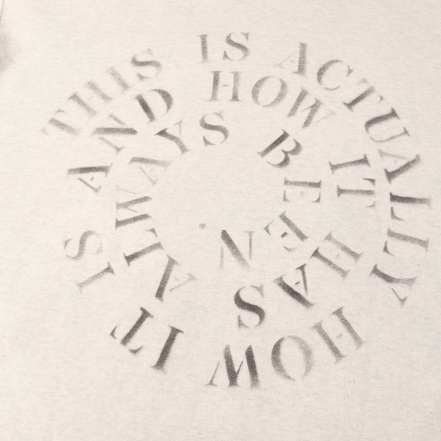 21SS ヴィンテージ加工 後付けフード スウェットパーカー(HOODIE)