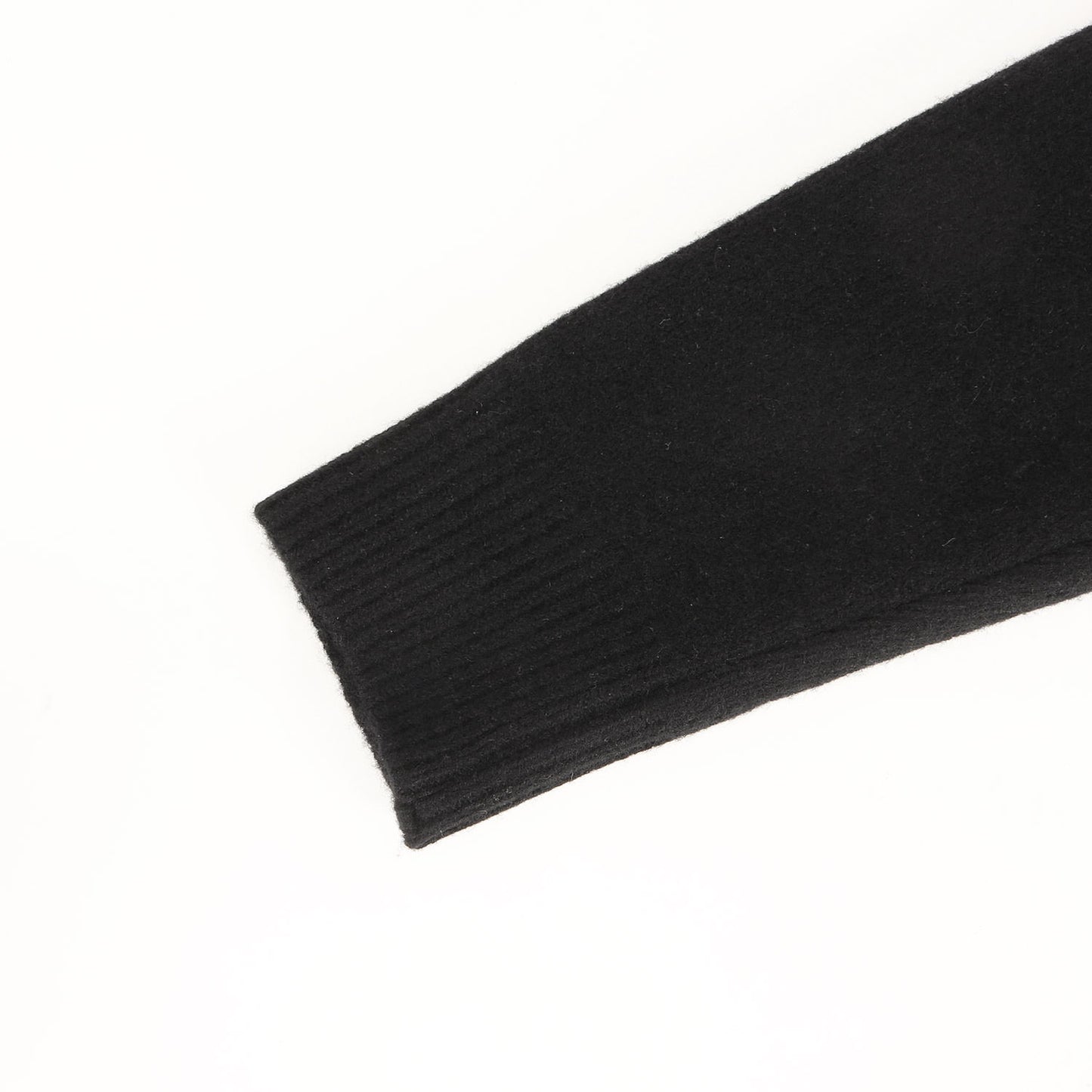 24AW ウール縮絨 袖ニット 4つボタンジャケット(wool nylon thin serge garment treated)