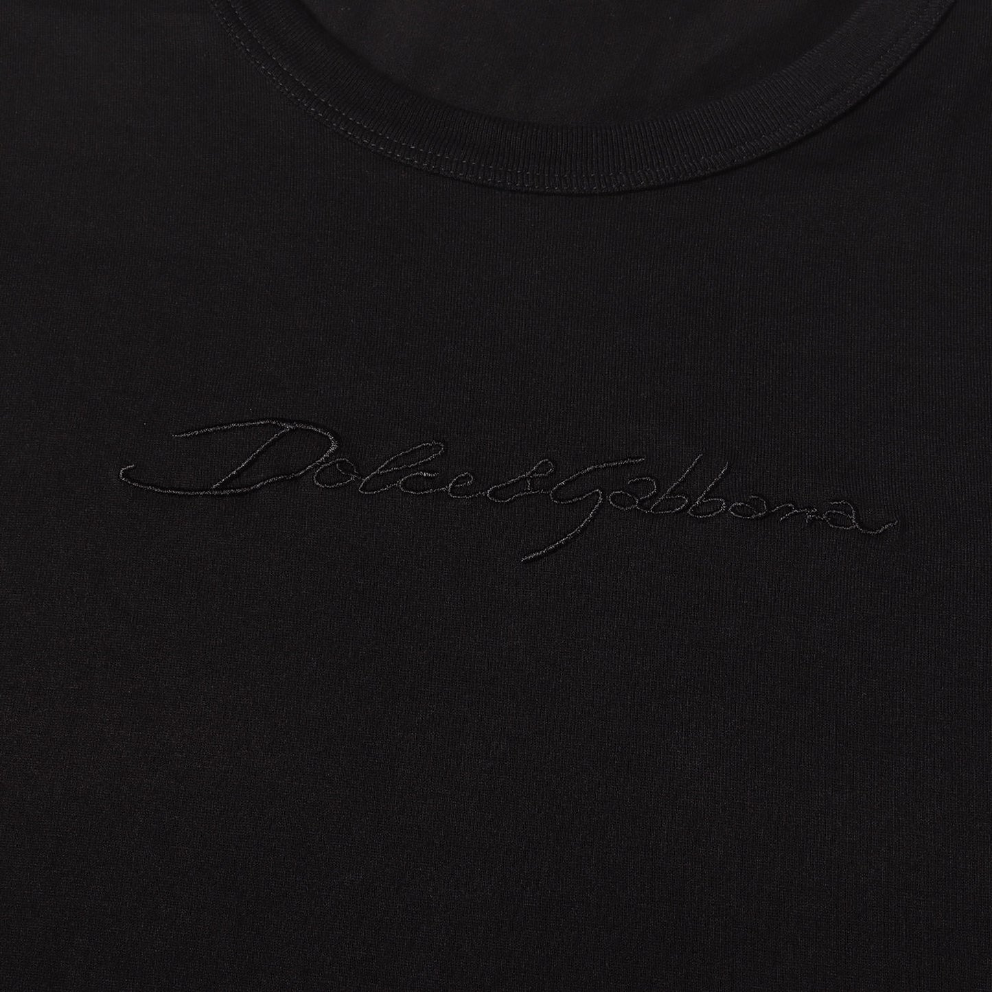 ブランドロゴ刺繍 クルーネック Tシャツ