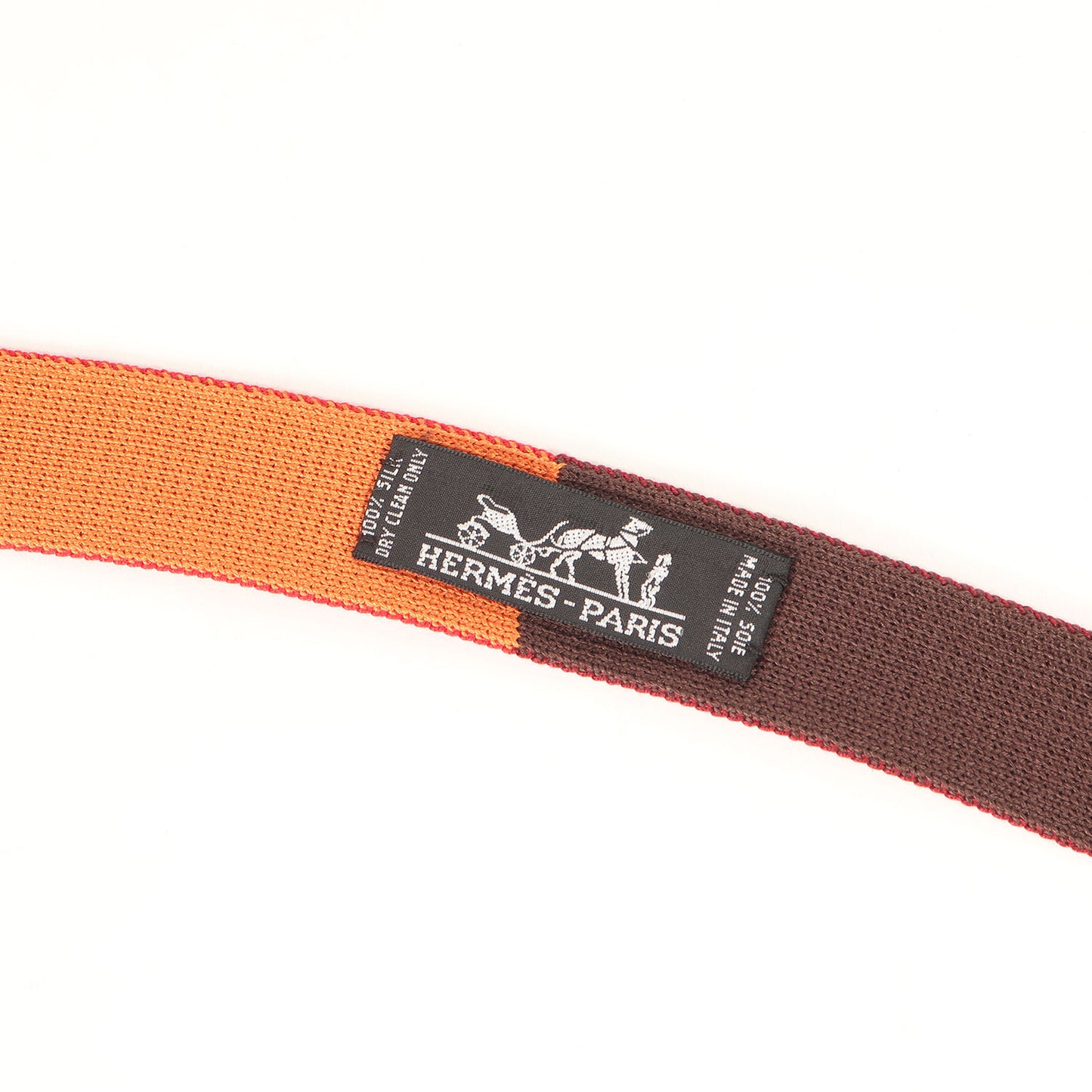 4way Hロゴ シルクニットキャトルタン スリム ニットタイ