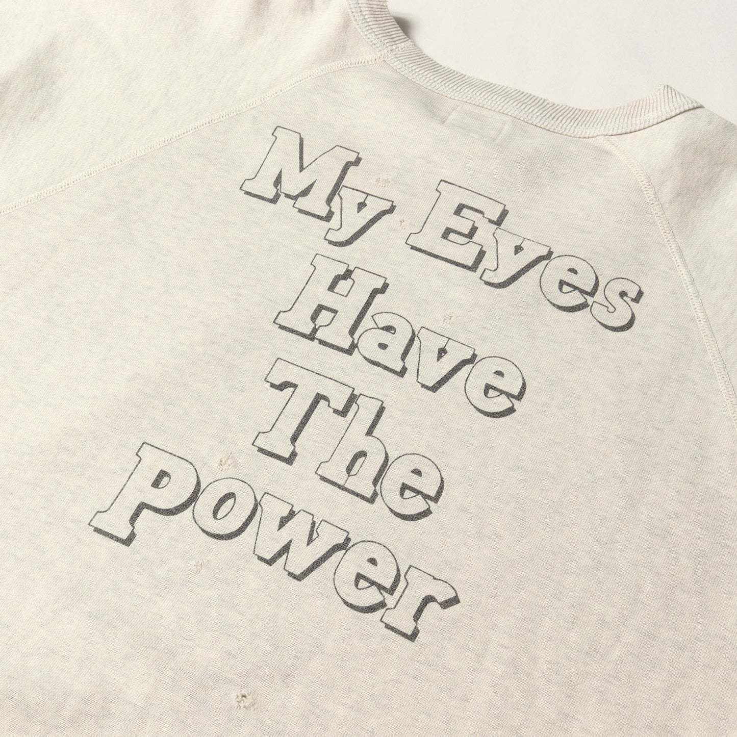 21SS ヴィンテージ加工 グラフィック スウェット(SWEAT SHIRT)