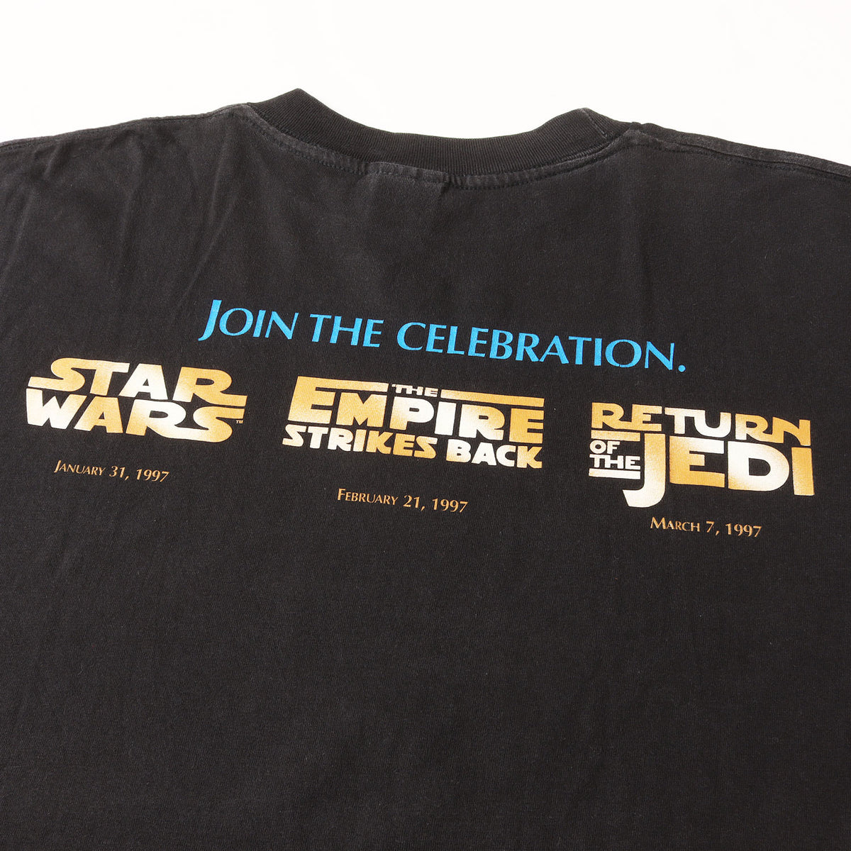 90s STAR WARS THE TRILOGY VHS 発売記念 プロモーション Tシャツ / USA製 PYRAMID