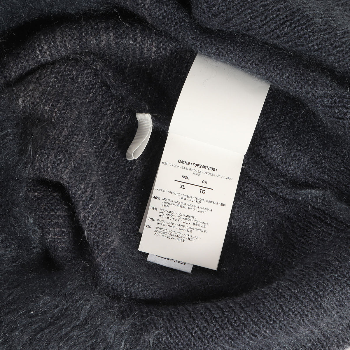 24AW アローマーク モヘヤニット セーター(Mohair Arrow Gradient Knit Crewneck)