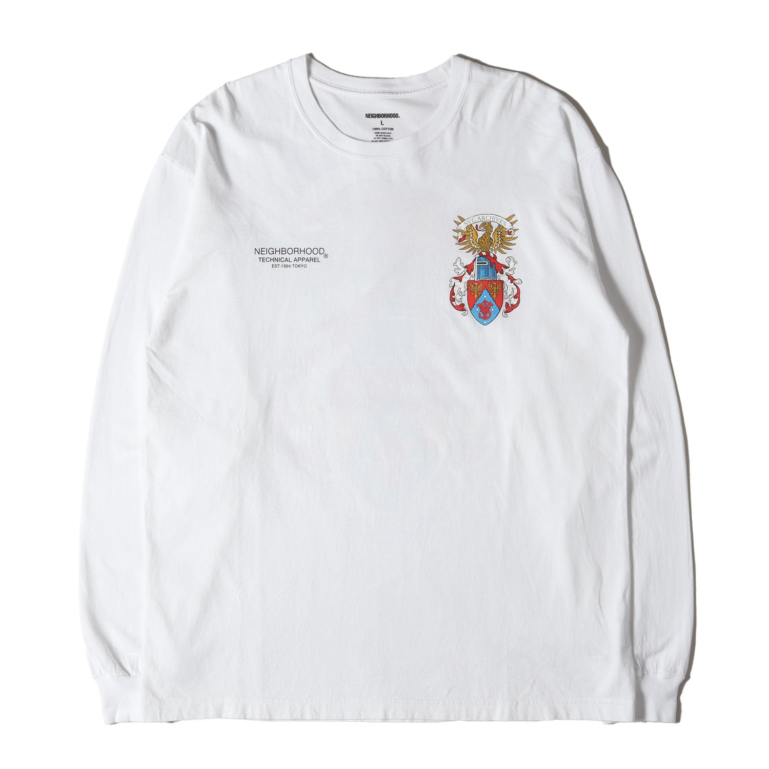 24AW SVG エンブレムロゴ ロングスリーブ Tシャツ(NH . TEE LS-13 